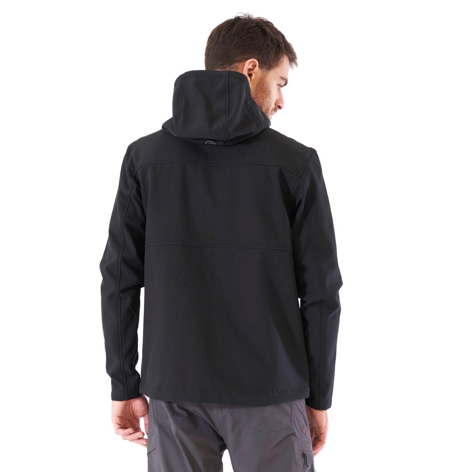 Chaqueta Hombre Macaya Softshell Hoody Jacket Negro Lippi V21-7