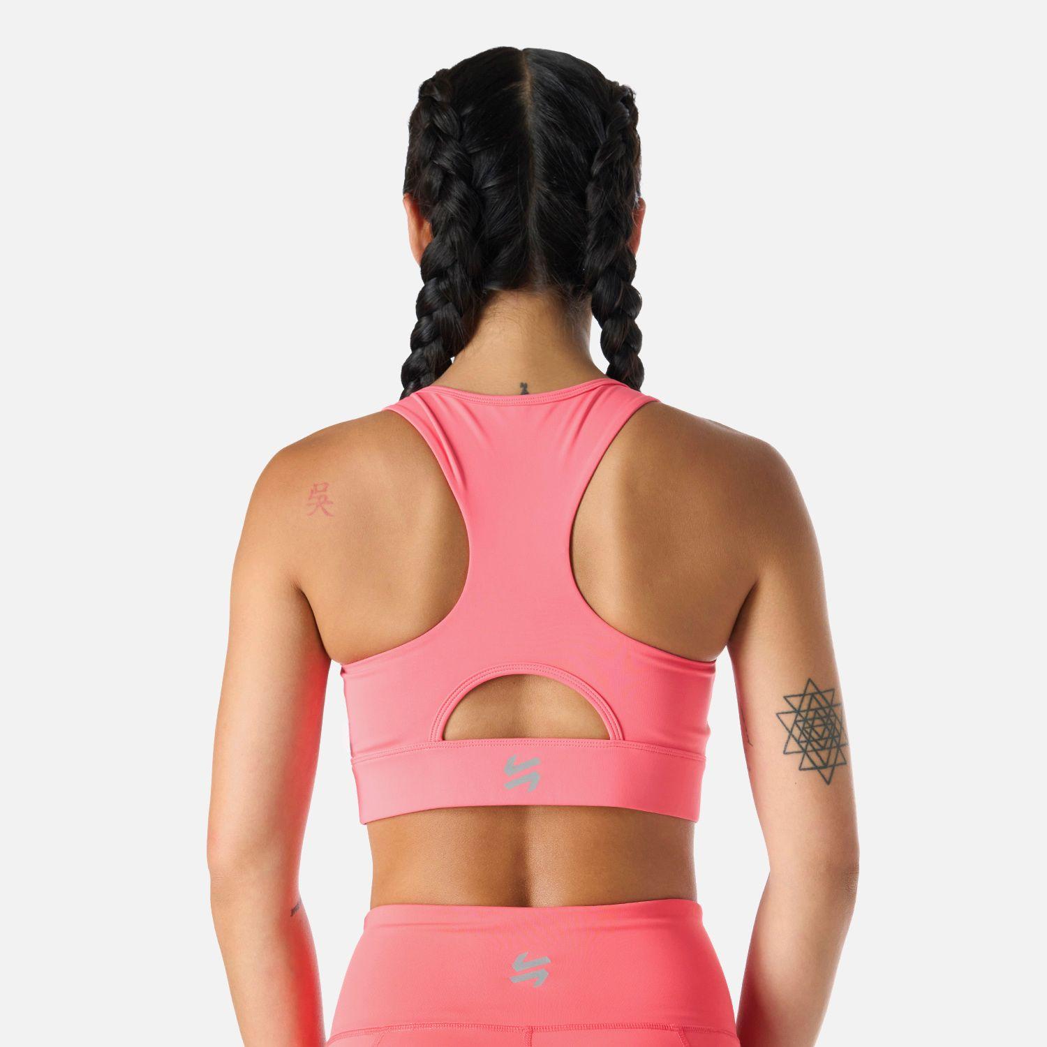 Peto Mujer Built To Move Medium Support Bra Coral Vulcano-5