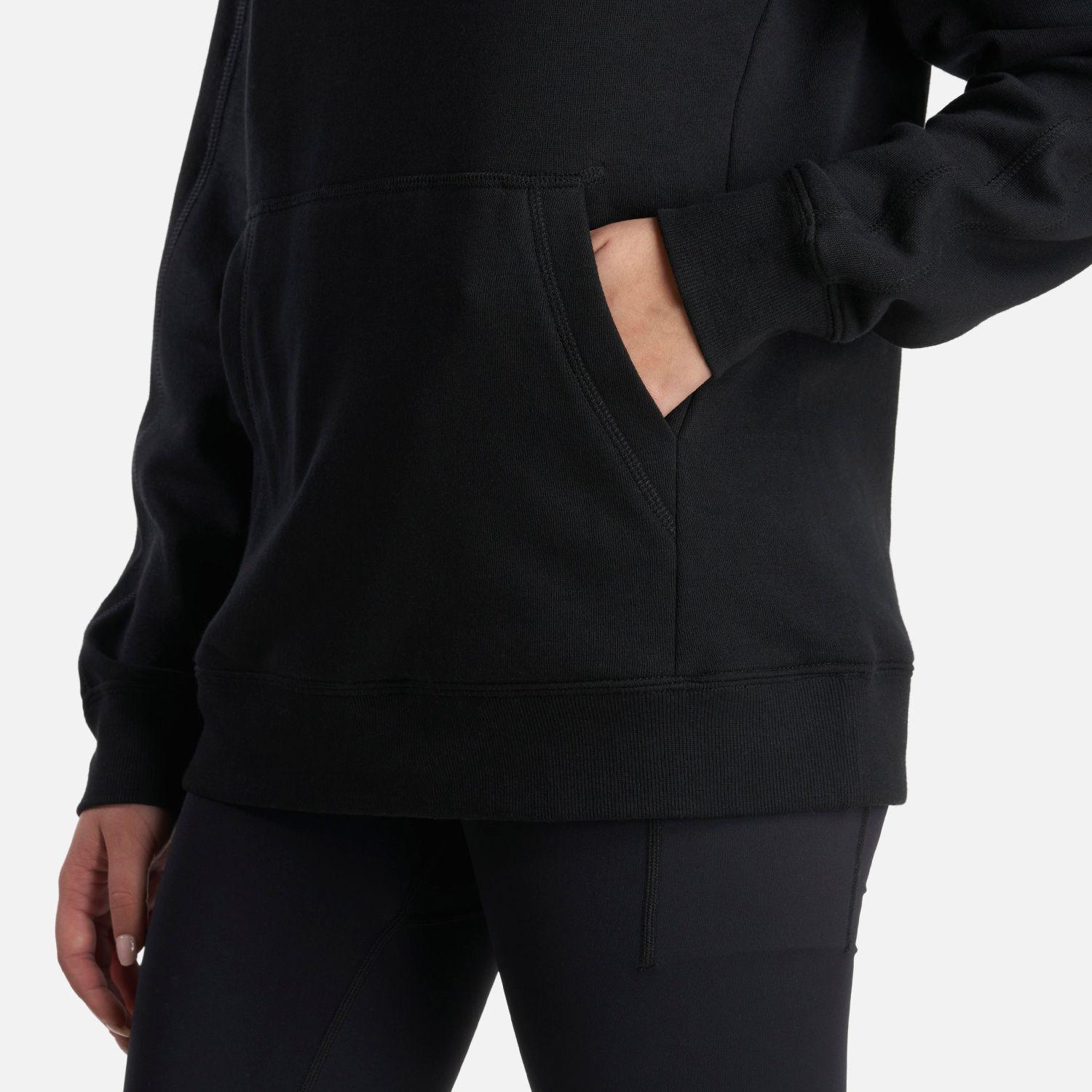 Poleron Teen Girl Ulmo Mid Point Hoody Sweatshirt Negro Lippi-5