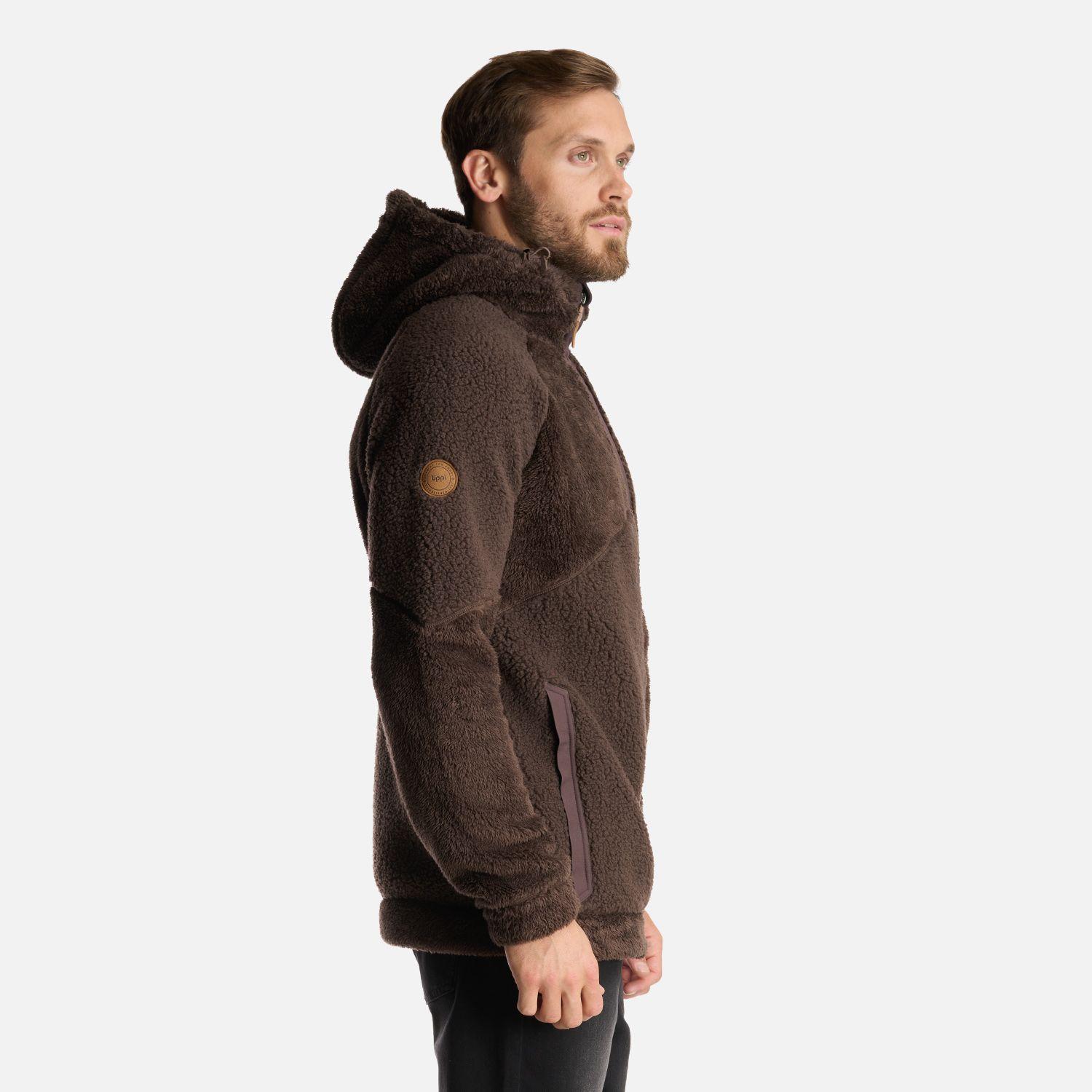 Chaqueta Hombre Bear Shaggy-Pro Hoody Jacket Cafe Oscuro Lippi I24-3