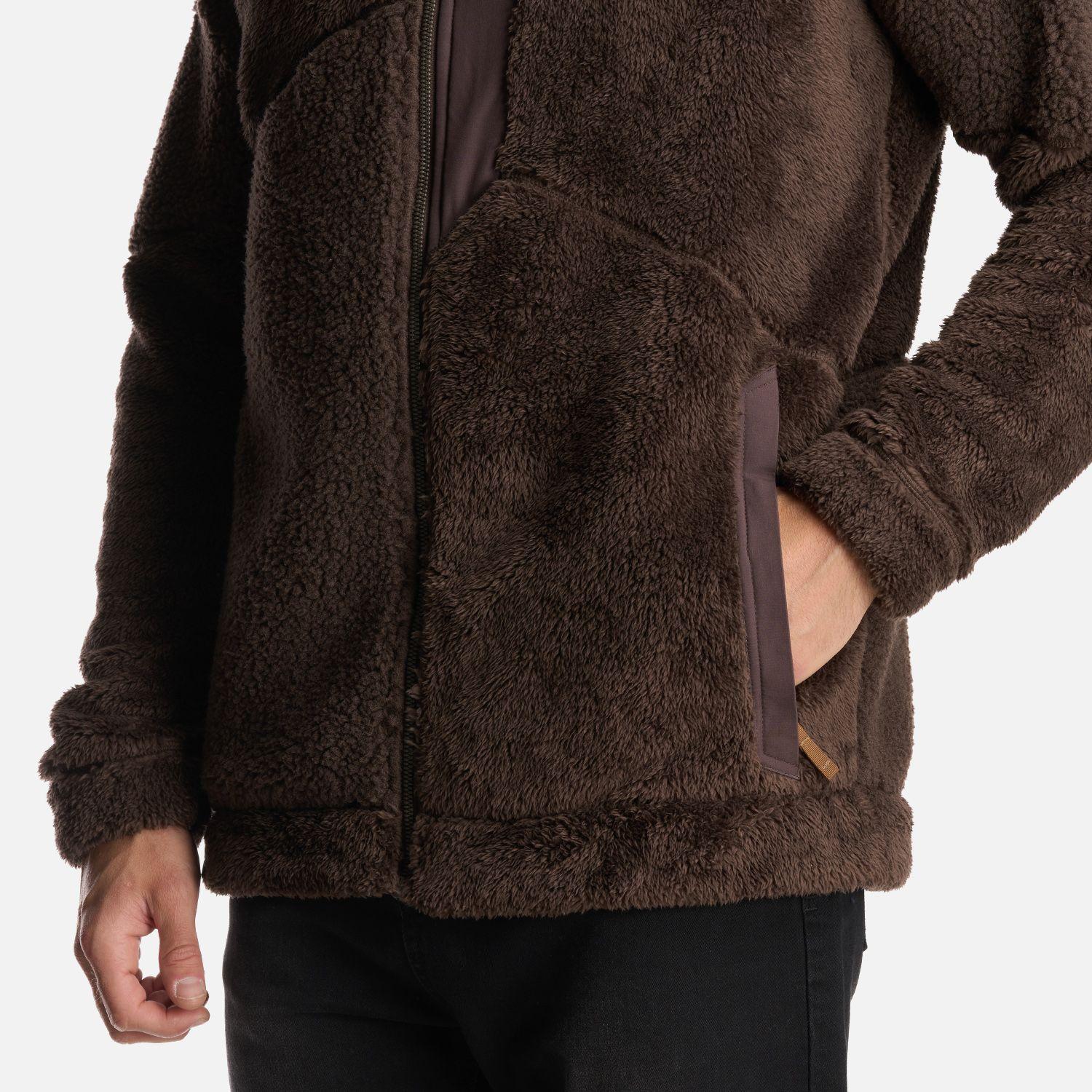 Chaqueta Hombre Bear Shaggy-Pro Hoody Jacket Cafe Oscuro Lippi I24-5