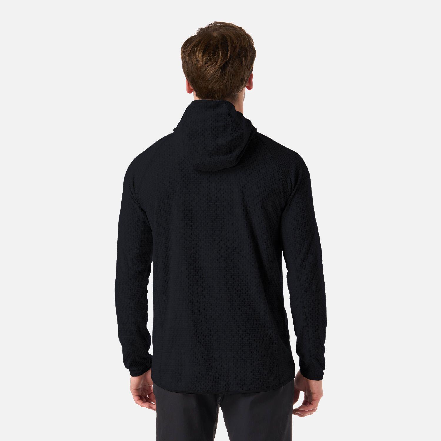 Polerón Hombre Jacaranda Nano-F 1/4 Zip Hoody Negro Lippi V26-2