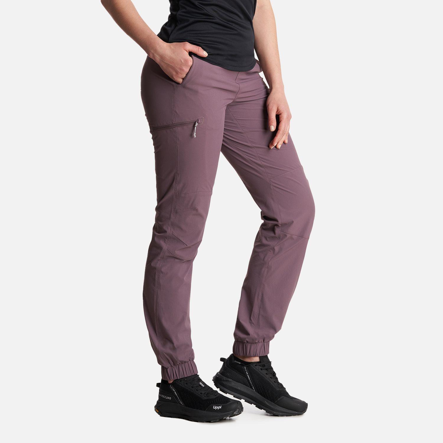Pantalon Mujer  PureTrek Q-Dry Pants Morado Lippi-2