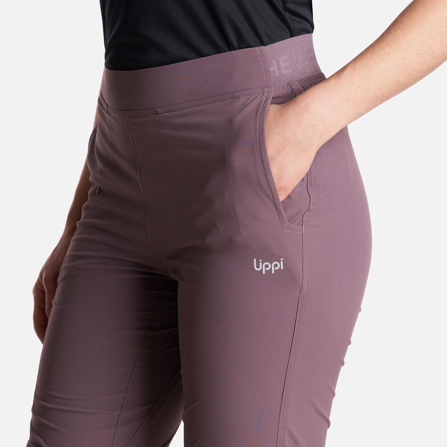 Pantalon Mujer  PureTrek Q-Dry Pants Morado Lippi-4