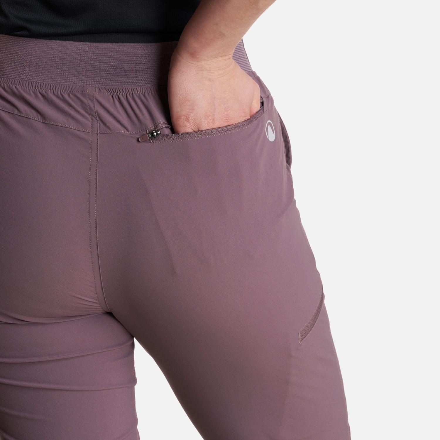 Pantalon Mujer  PureTrek Q-Dry Pants Morado Lippi-8