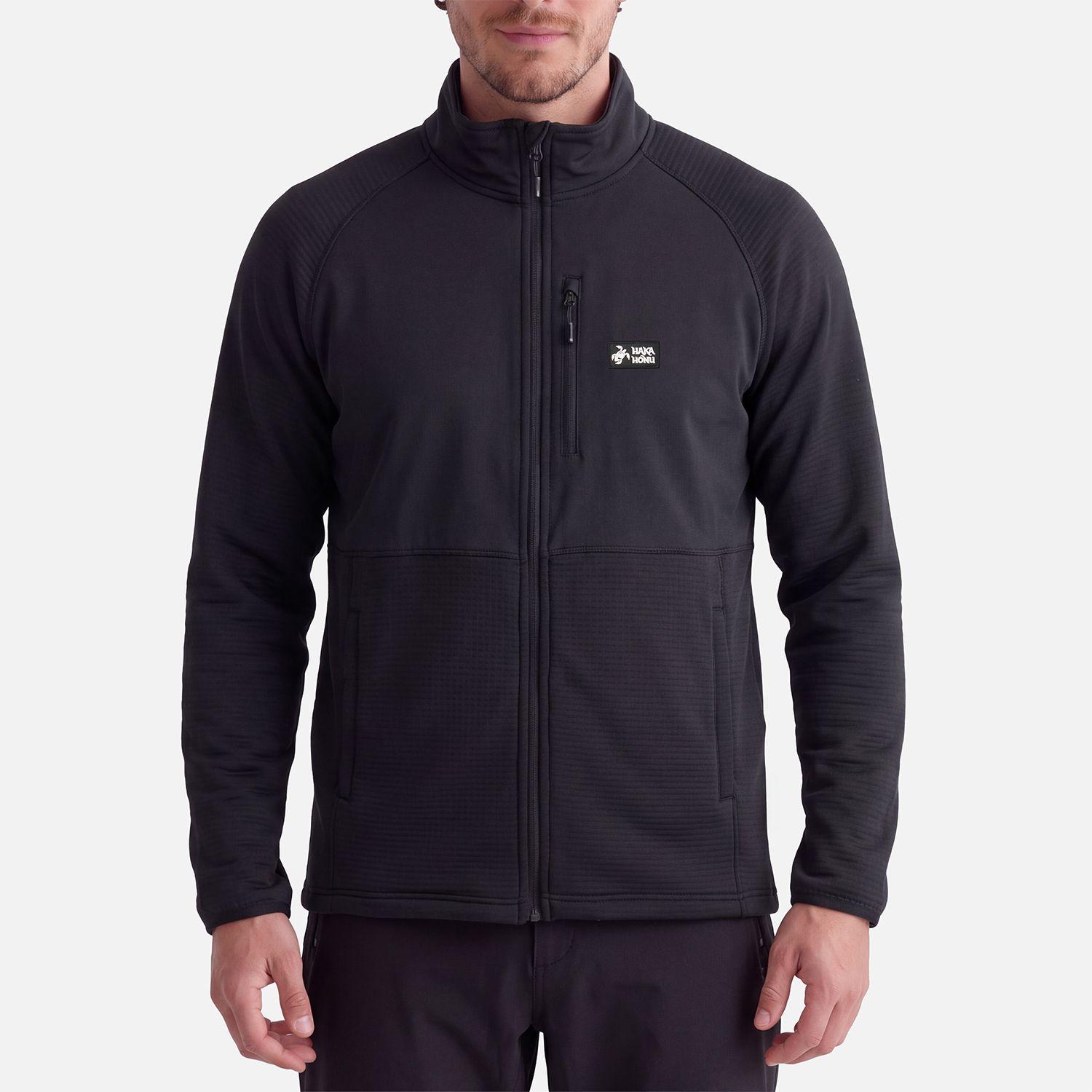 Polerón Hombre Taina Full Zip Negro Haka Honu V27-2