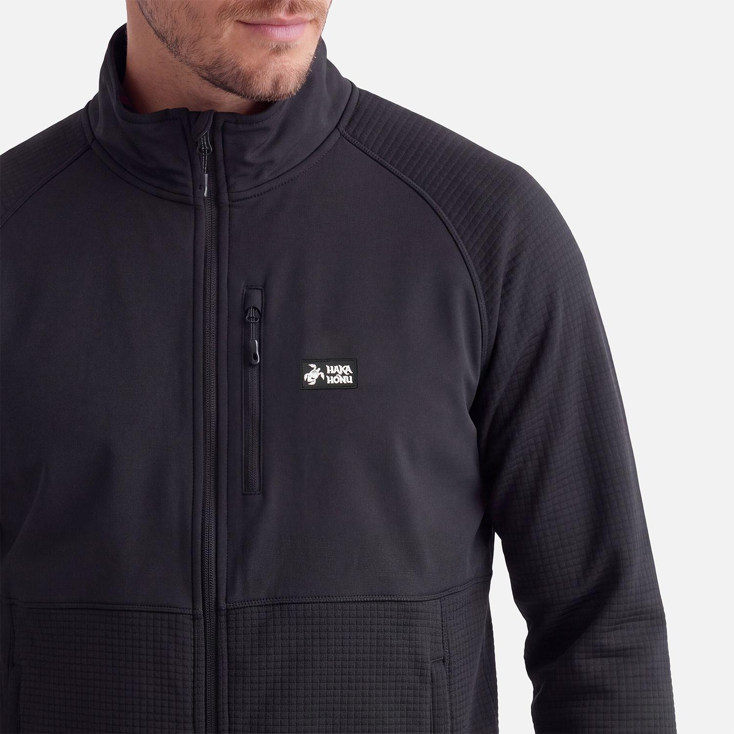 Polerón Hombre Taina Full Zip Negro Haka Honu V27-3