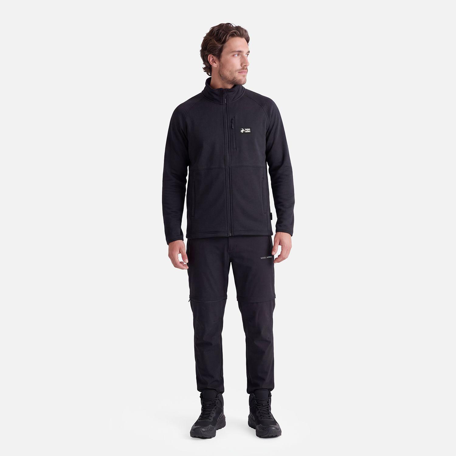 Polerón Hombre Taina Full Zip Negro Haka Honu V27-4