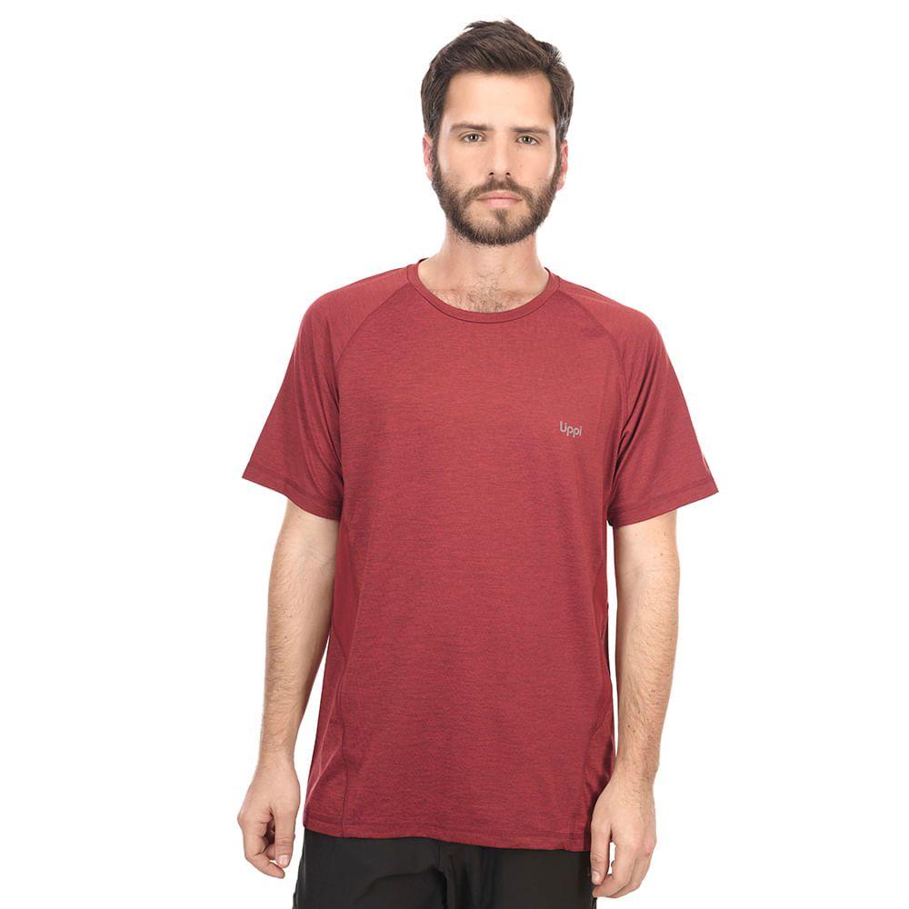 Polera Hombre Fury UV-Stop T-Shirt Melange Azul Lippi-1
