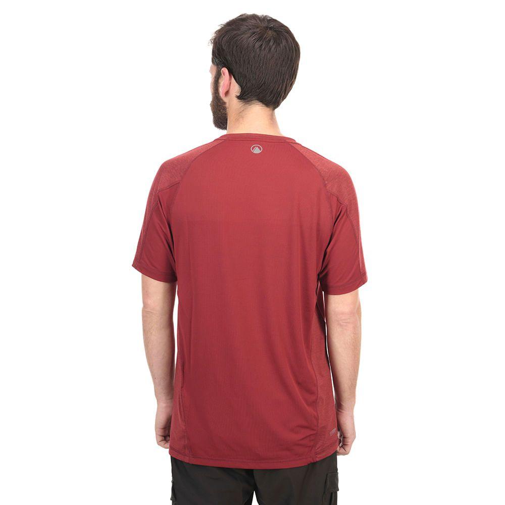 Polera Hombre Fury UV-Stop T-Shirt Melange Azul Lippi-3