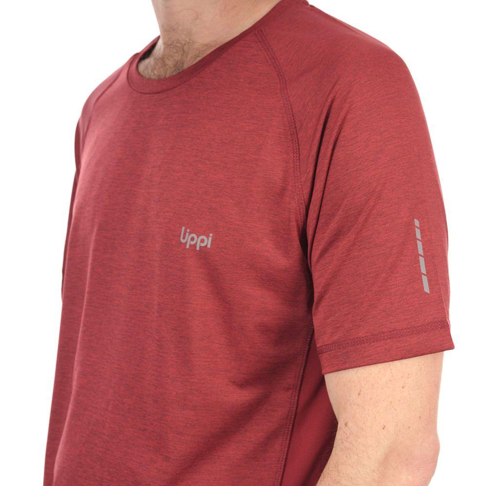 Polera Hombre Fury UV-Stop T-Shirt Melange Azul Lippi-4