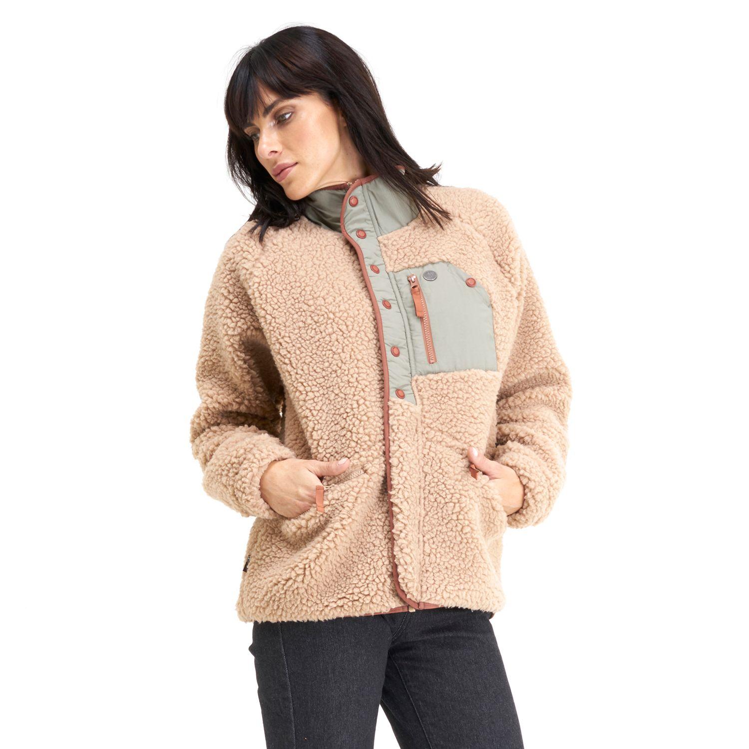 Chaqueta Mujer Zip-porrito Beige Haka Honu I20-2