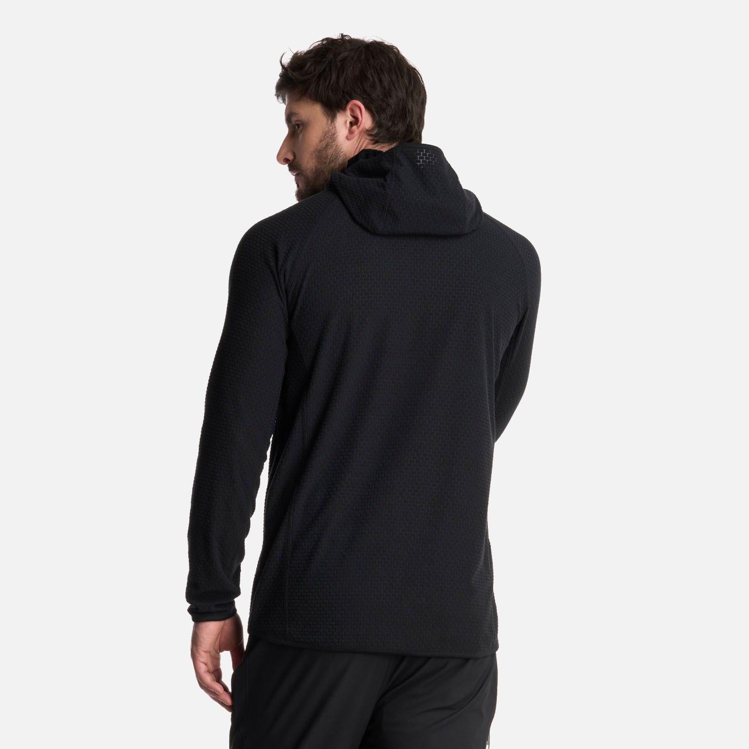 Polerón Hombre Jacaranda Nano-F 14 Zip Hoody Negro Lippi V25-2