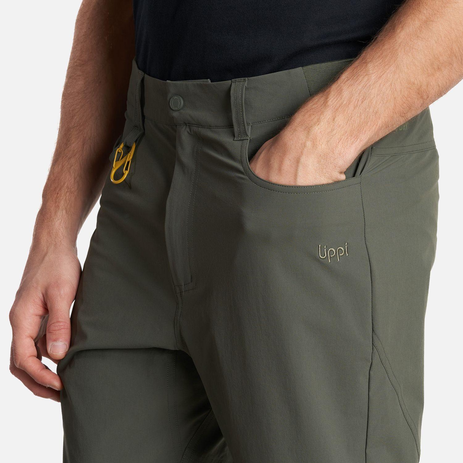 Pantalon Hombre Lennox Q-Dry Mix-2 Pants Verde Militar Lippi-5