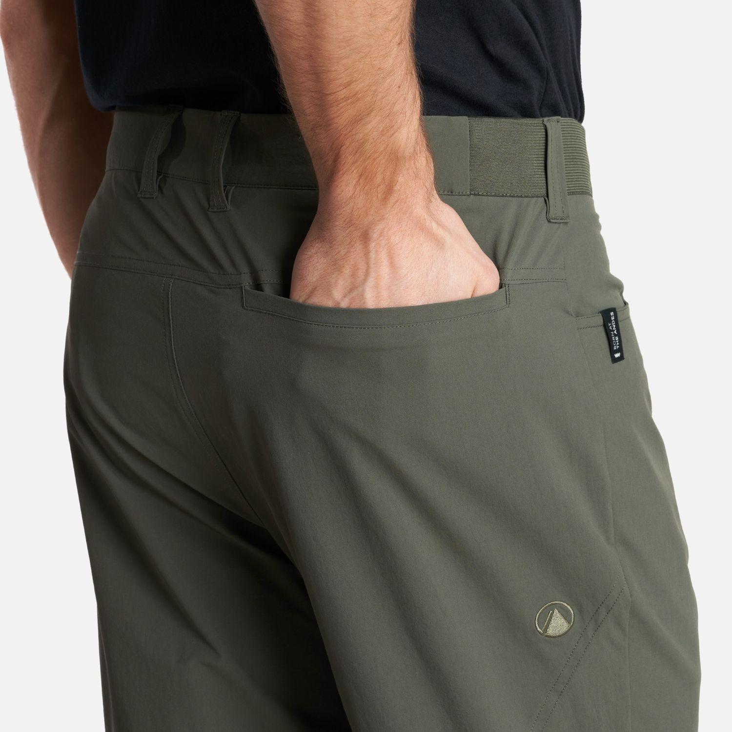 Pantalon Hombre Lennox Q-Dry Mix-2 Pants Verde Militar Lippi-8