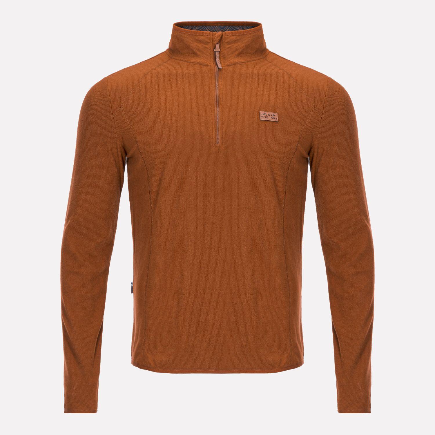 Poleron Hombre Taina Café Haka Honu I22-0