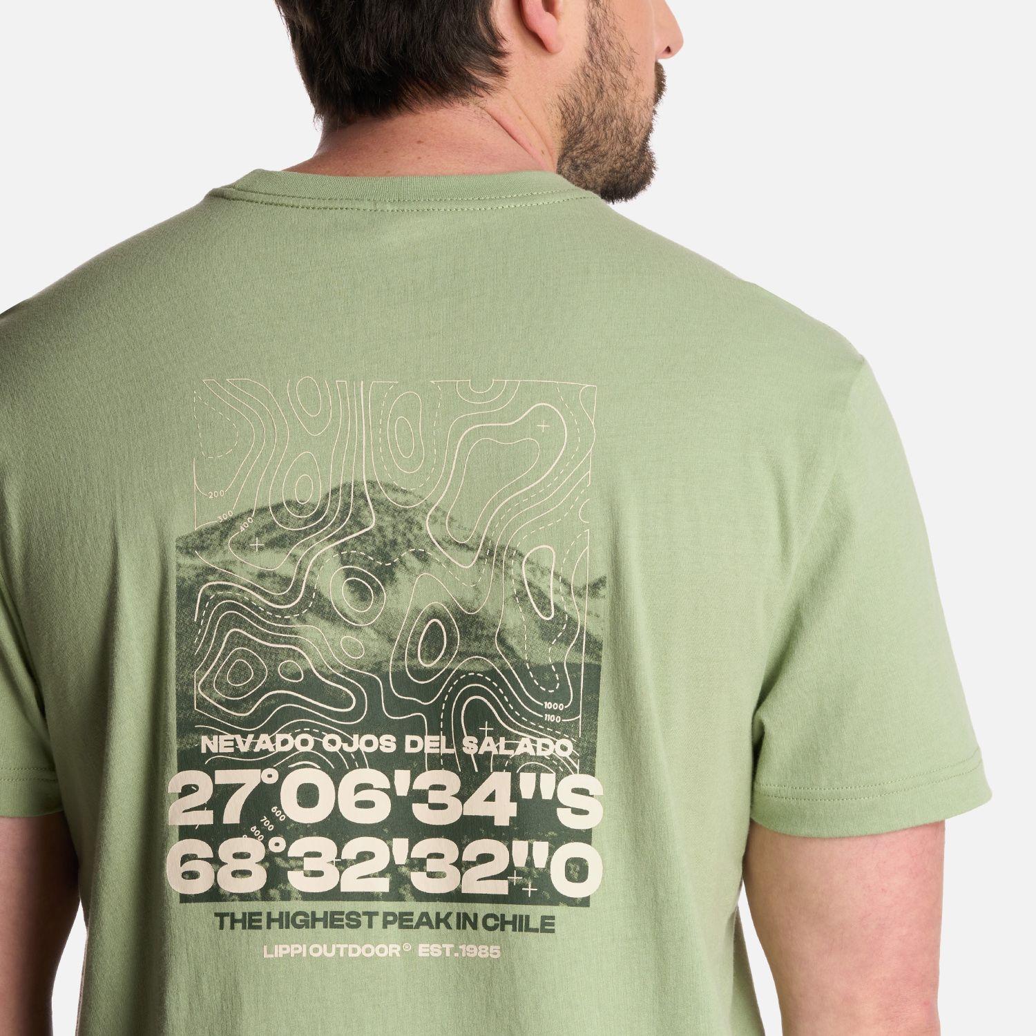 Polera Hombre Highest Peak T-Shirt Jade Lippi-3