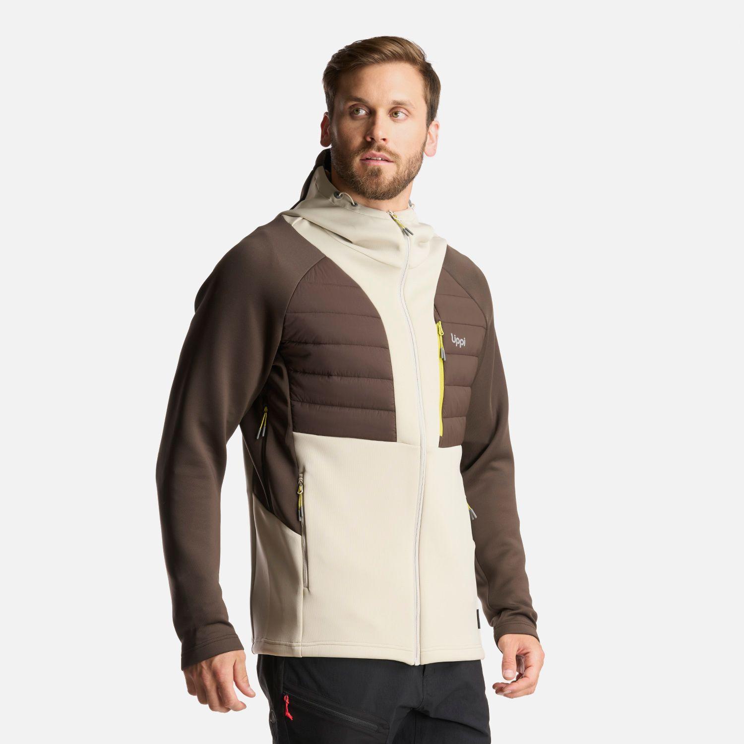 Chaqueta Hombre ColdMove WindBreaker SteamPro Hoody Jacket Cafe Oscuro Lippi I24-2
