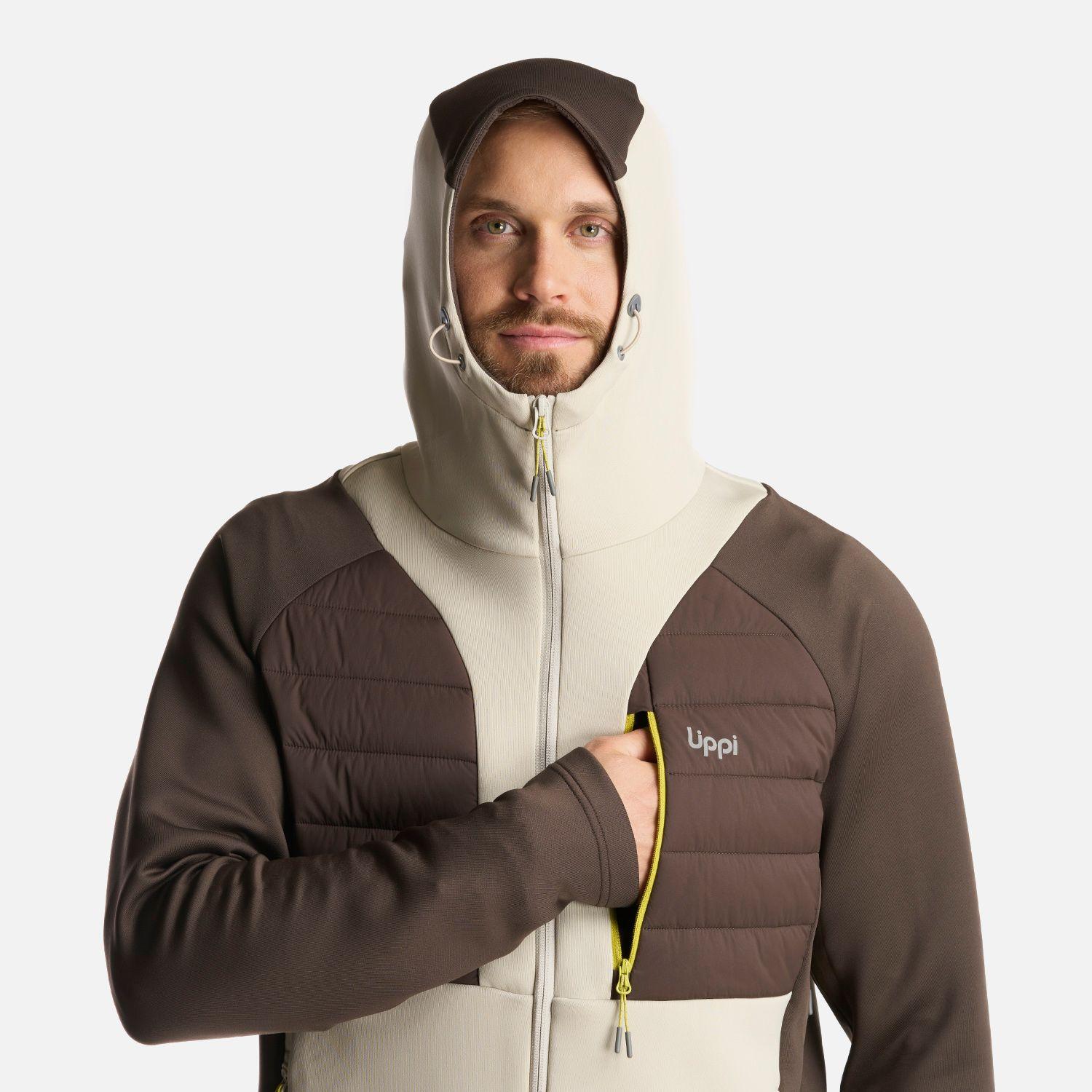 Chaqueta Hombre ColdMove WindBreaker SteamPro Hoody Jacket Cafe Oscuro Lippi I24-5