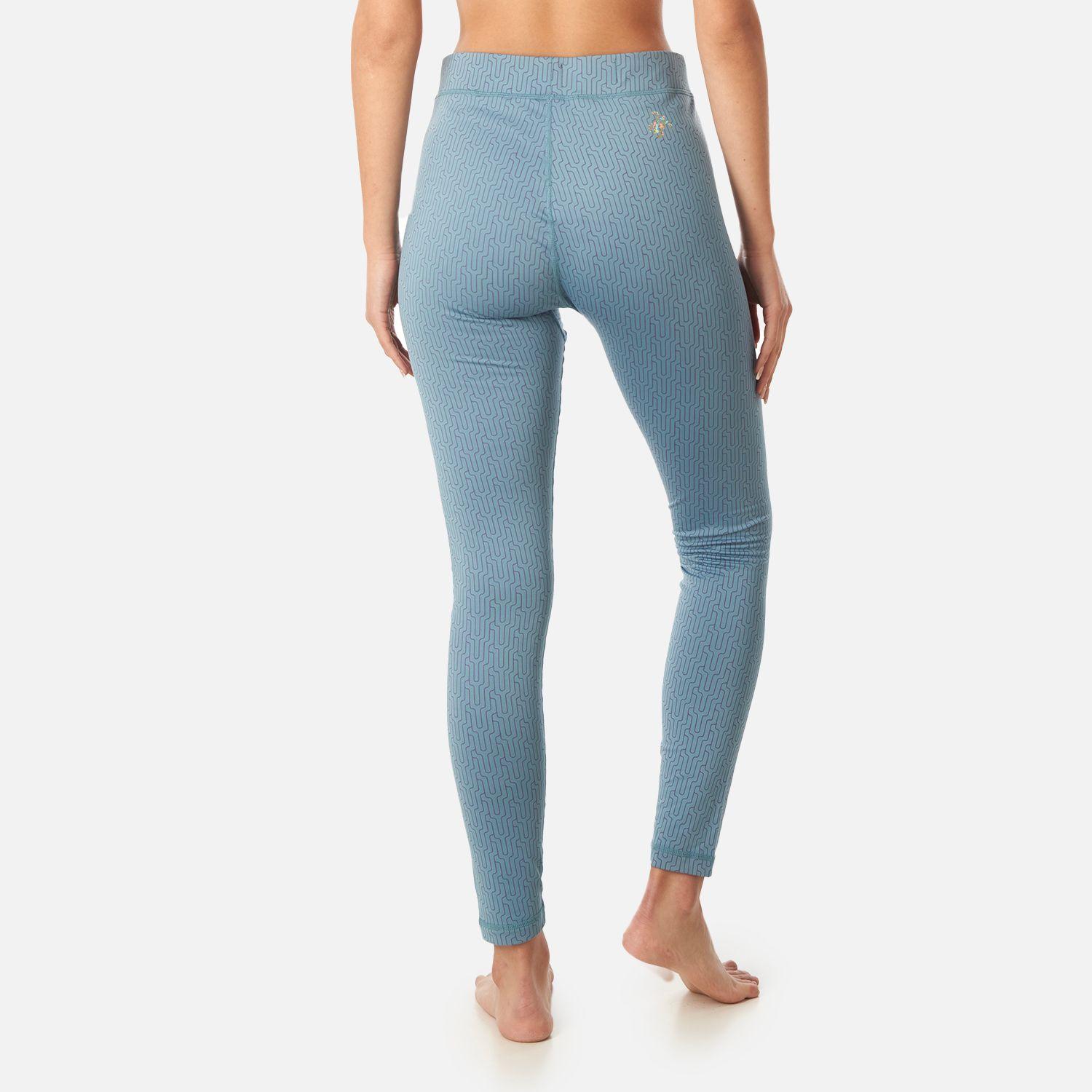 Primera Capa Mujer Huemul Bottom Print Celeste Haka Honu V23-2