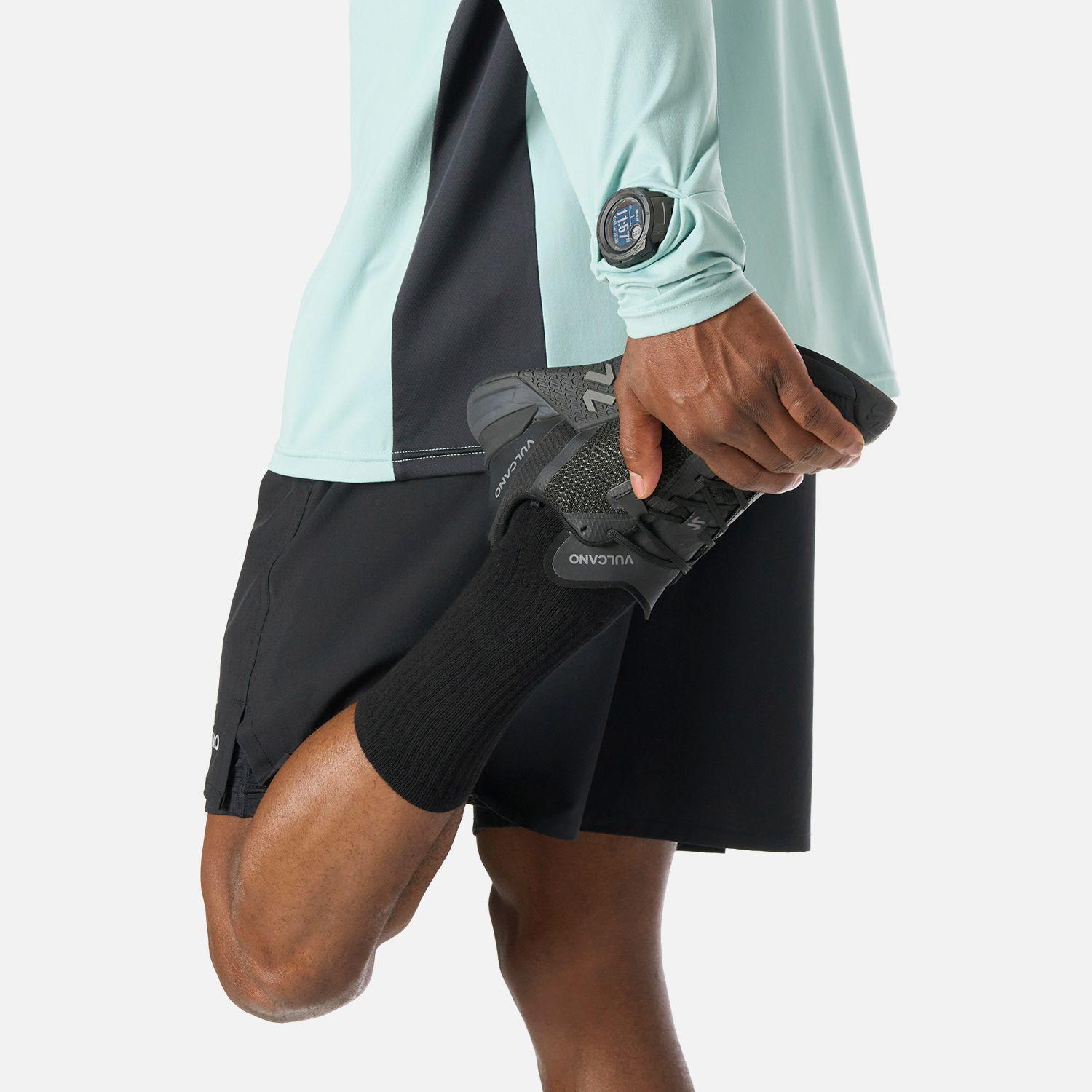 Polerón Hombre Tempo 1/4 Zip Midlayer Jade Vulcano-5