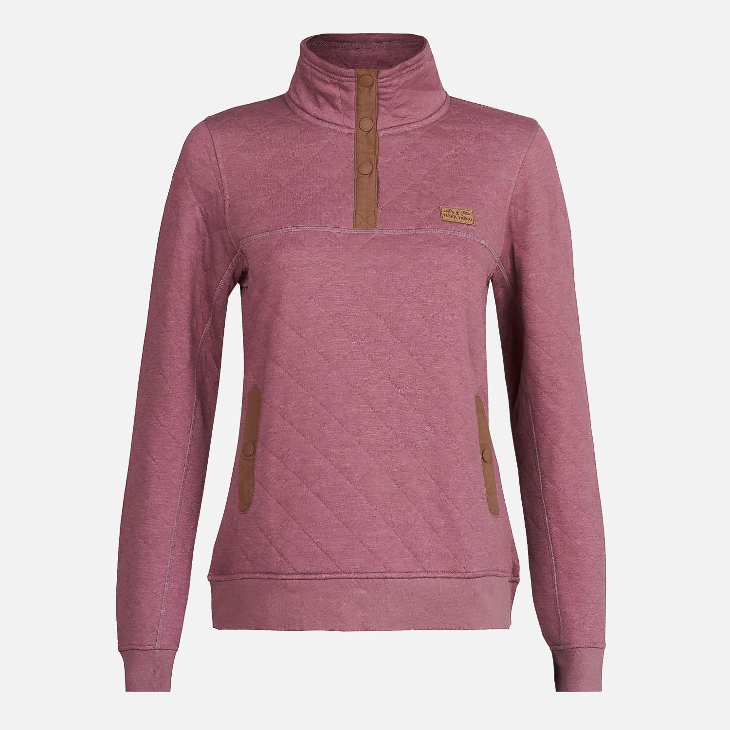 Poleron Mujer Tokerau Insulado Palo Rosa Haka Honu-0