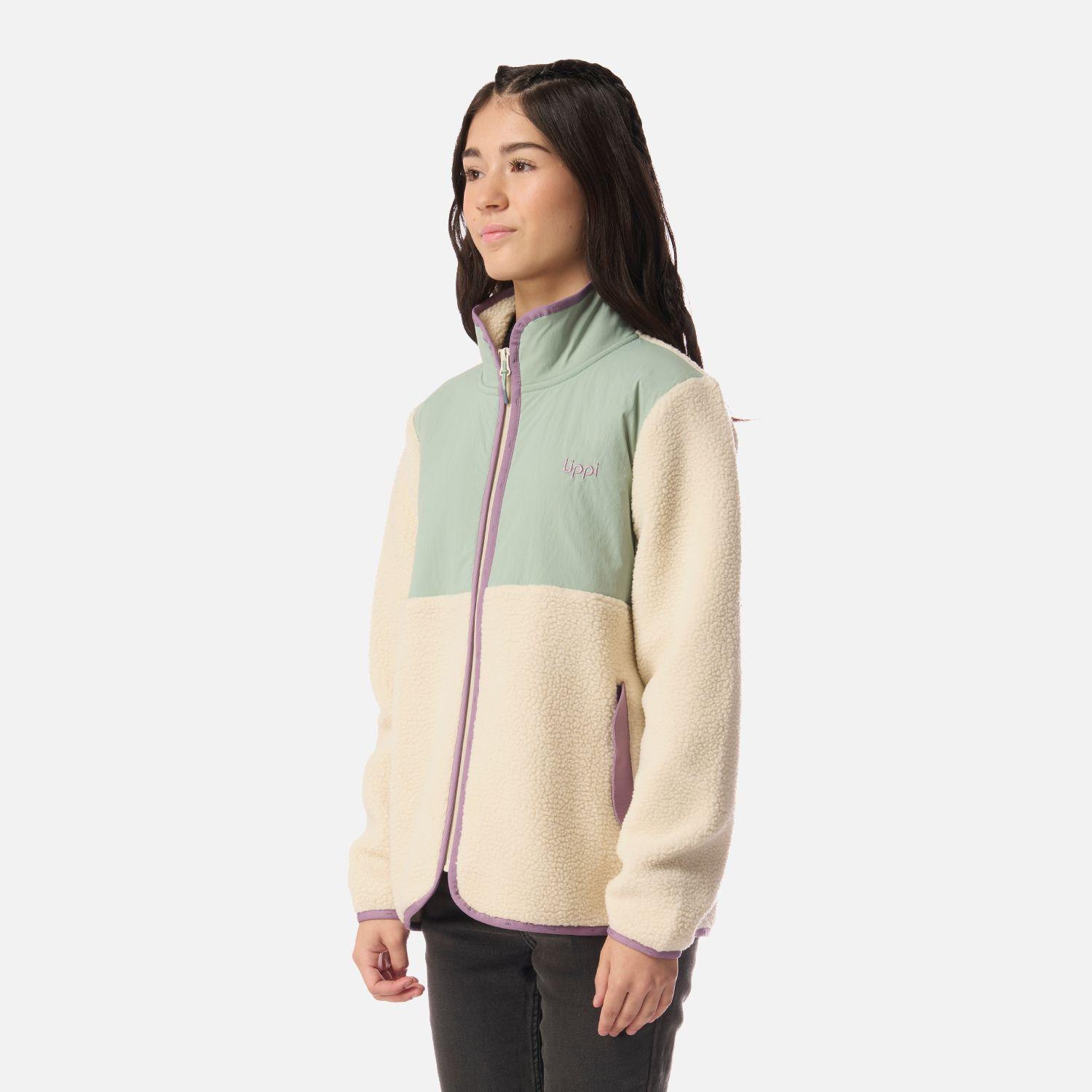 Polar Teen Girl Glaciar Sherpa-Pro Jacket Beige Lippi I26-1