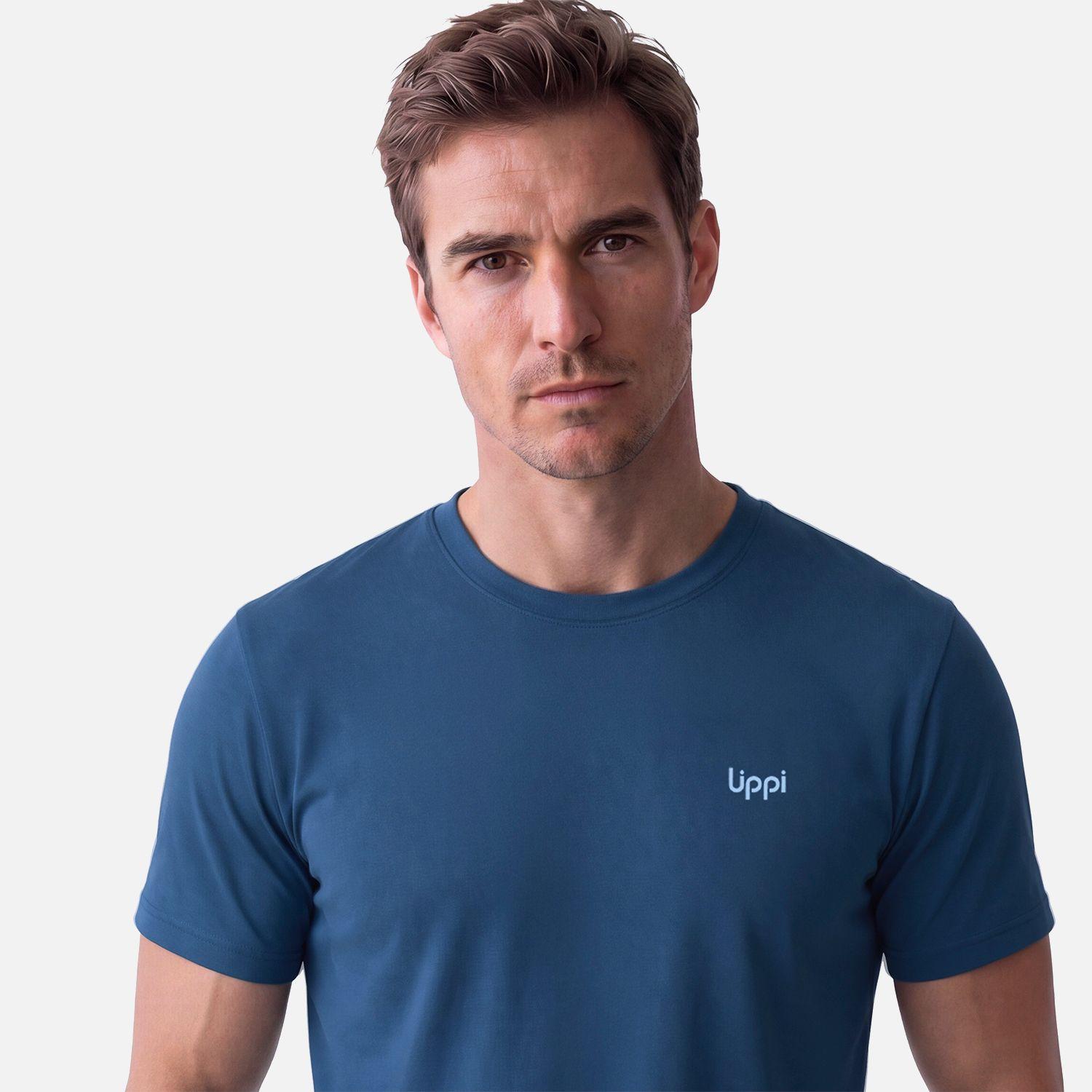 Polera Hombre Ulmo Back Print T-Shirt Azul Oscuro Lippi V27-2