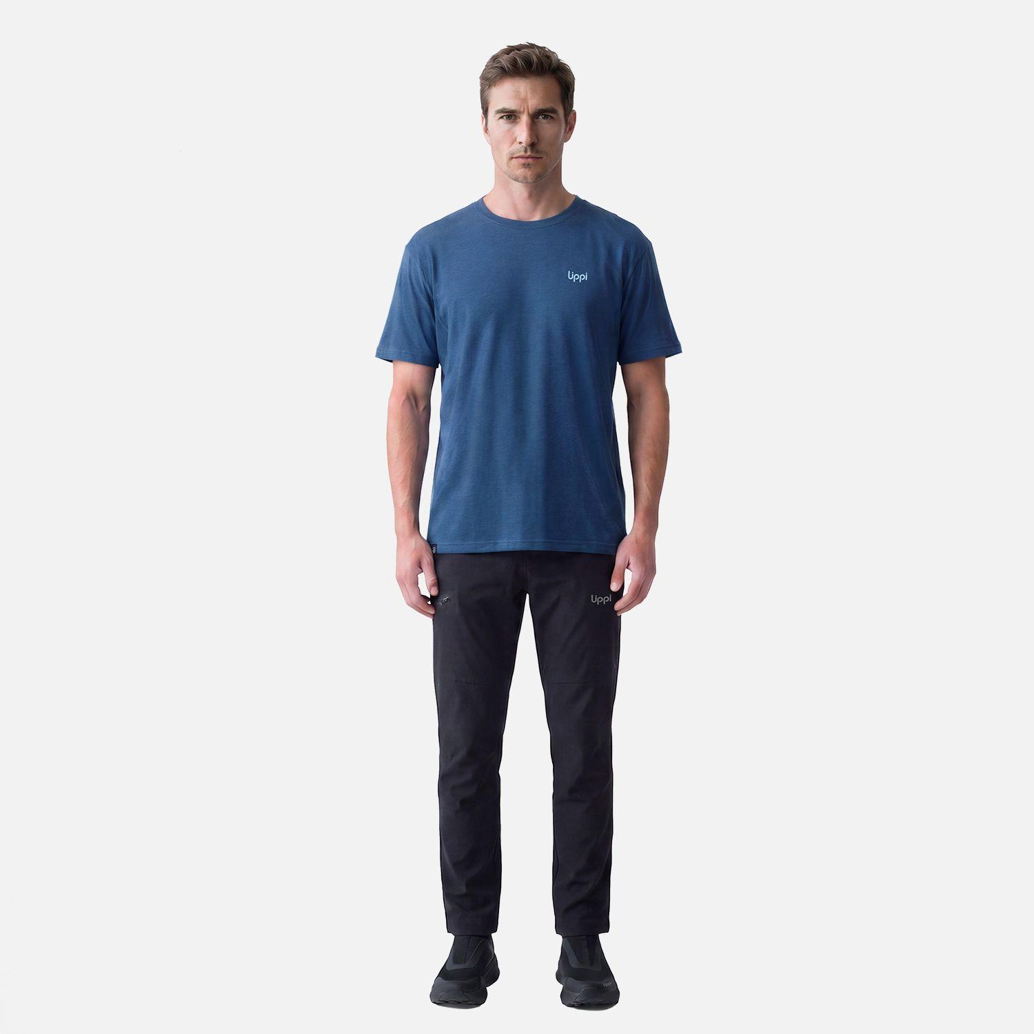 Polera Hombre Ulmo Back Print T-Shirt Azul Oscuro Lippi V27-3