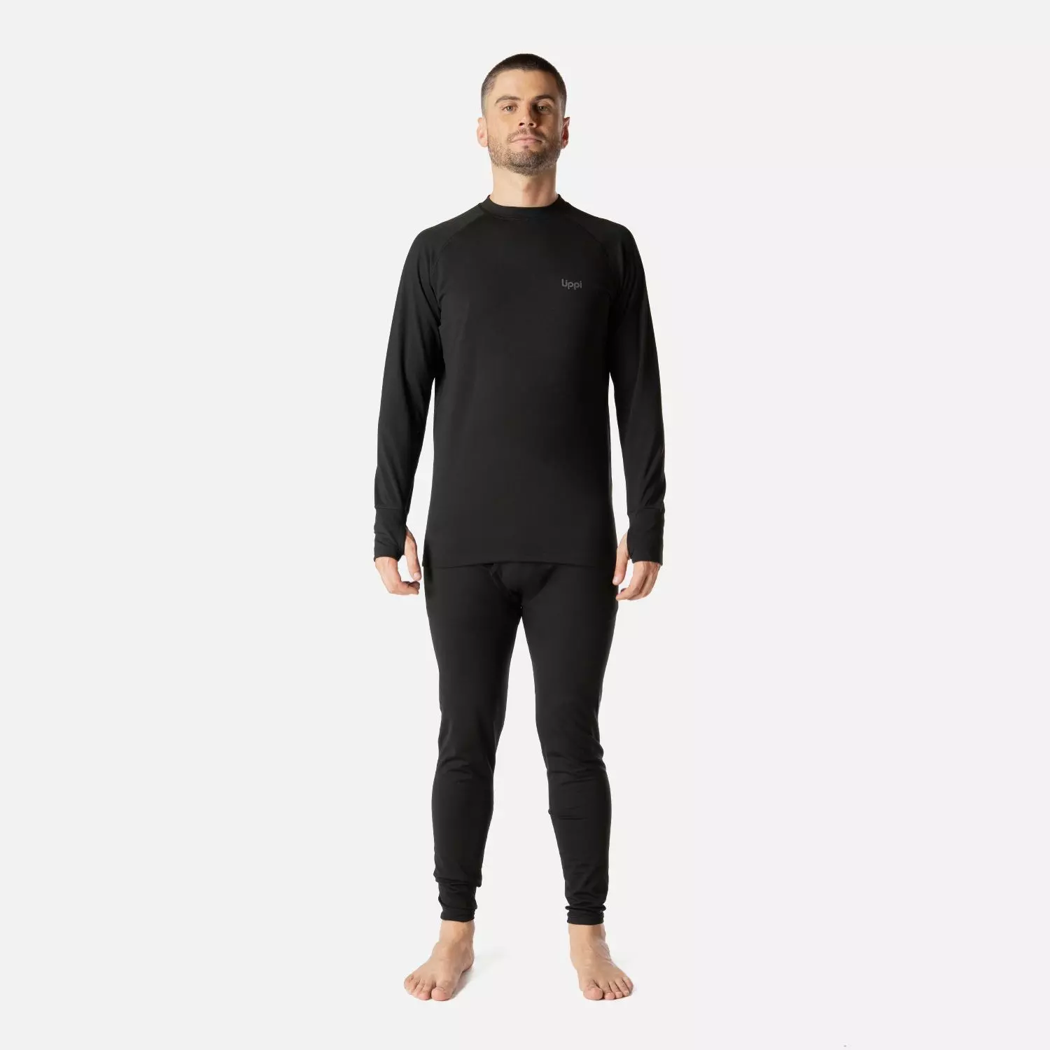 Primera Capa Hombre Skintec Warm Bottom Negro Lippi I26-4