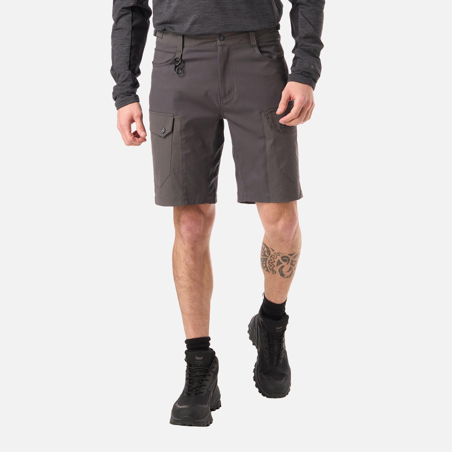 Short Hombre Lennox Q-Dry Shorts Gris Medio Lippi V26-0