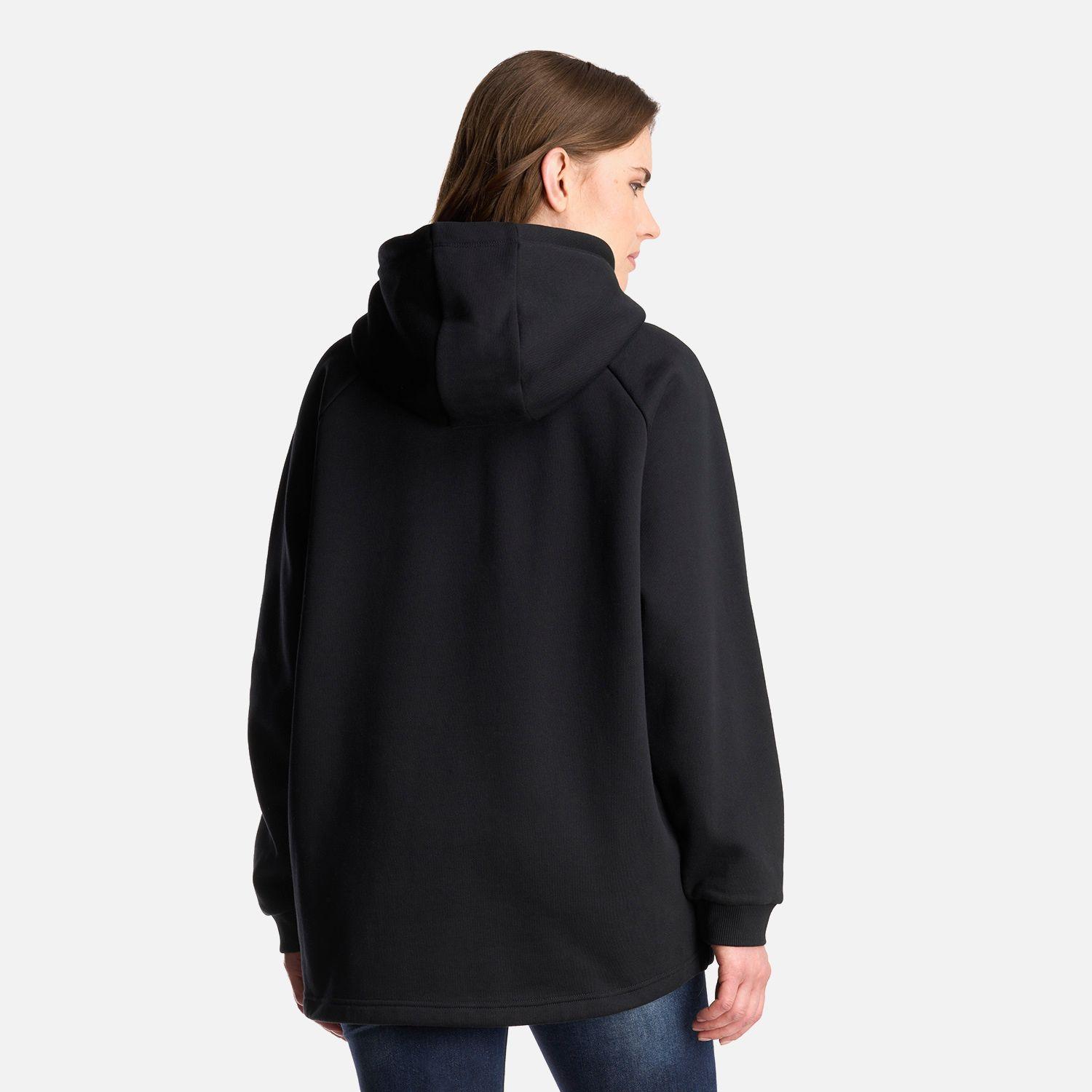 Poleron Mujer Heavy Duty Hoody Sweatshirt Negro Lippi I24-3