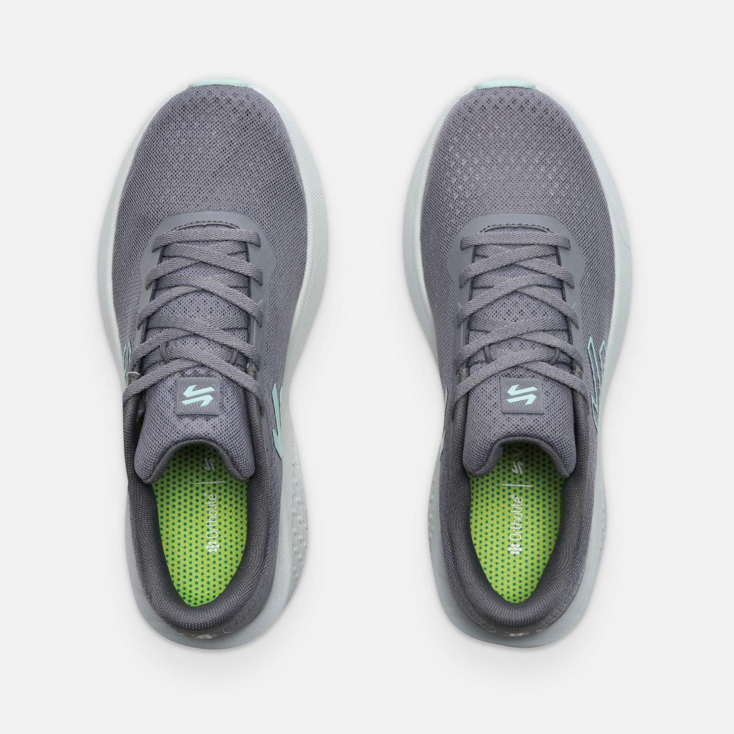 Zapatilla Running Mujer Seismic Gris-5