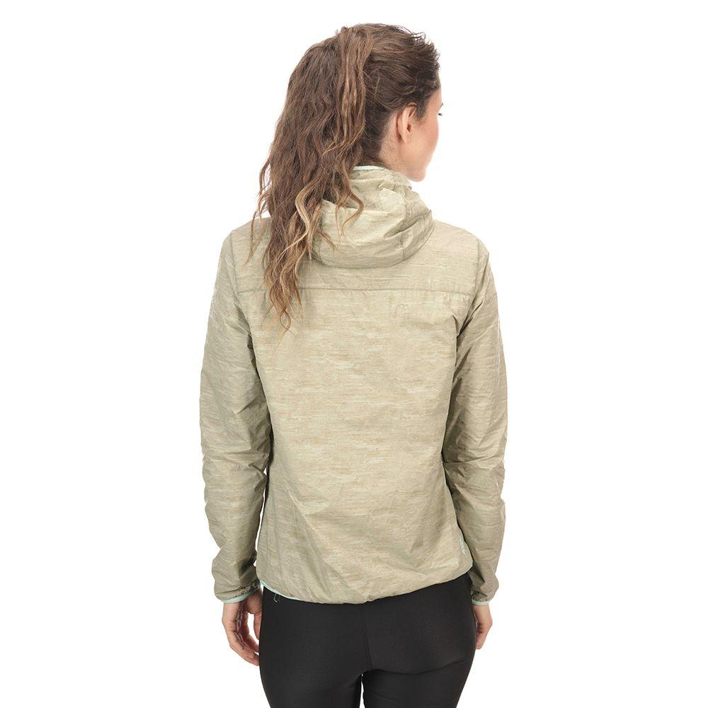 Chaqueta Mujer Dynammic 2-Face Windbreaker Hoody Jacket Print Verde Lippi-4