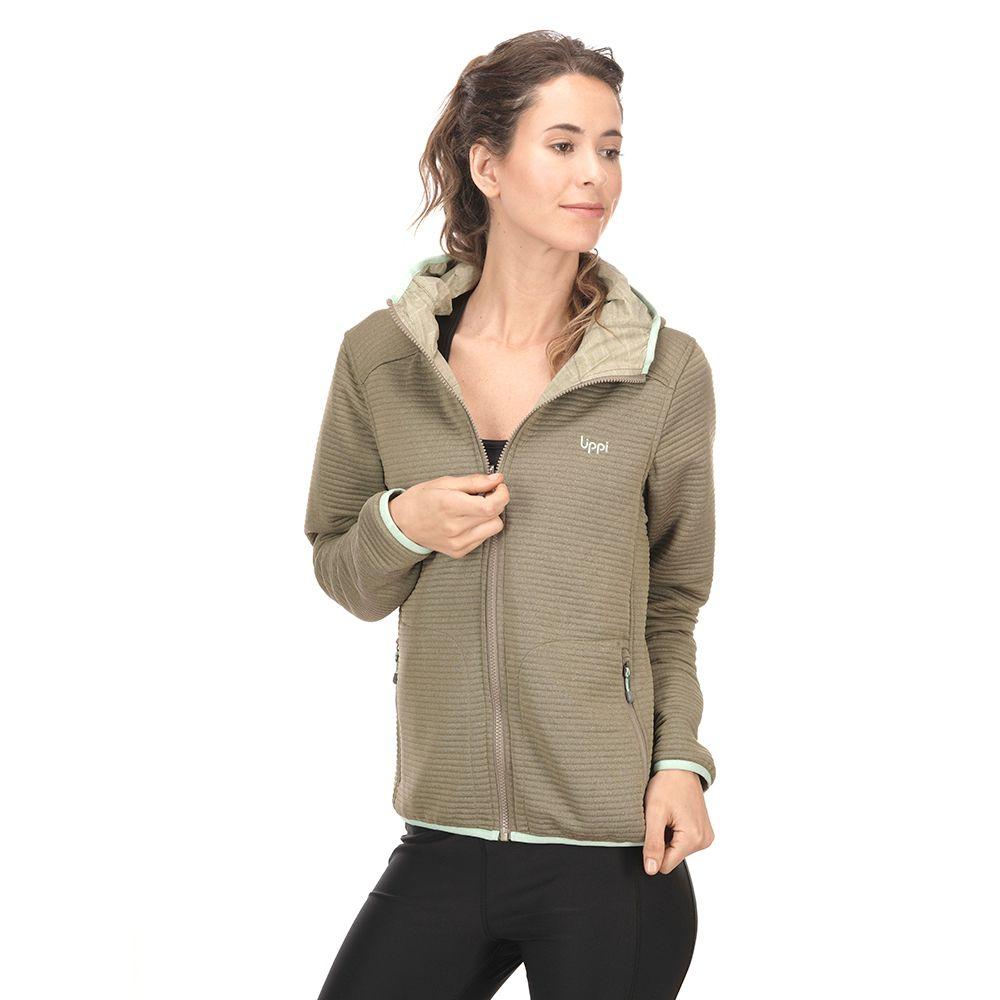 Chaqueta Mujer Dynammic 2-Face Windbreaker Hoody Jacket Print Verde Lippi-5