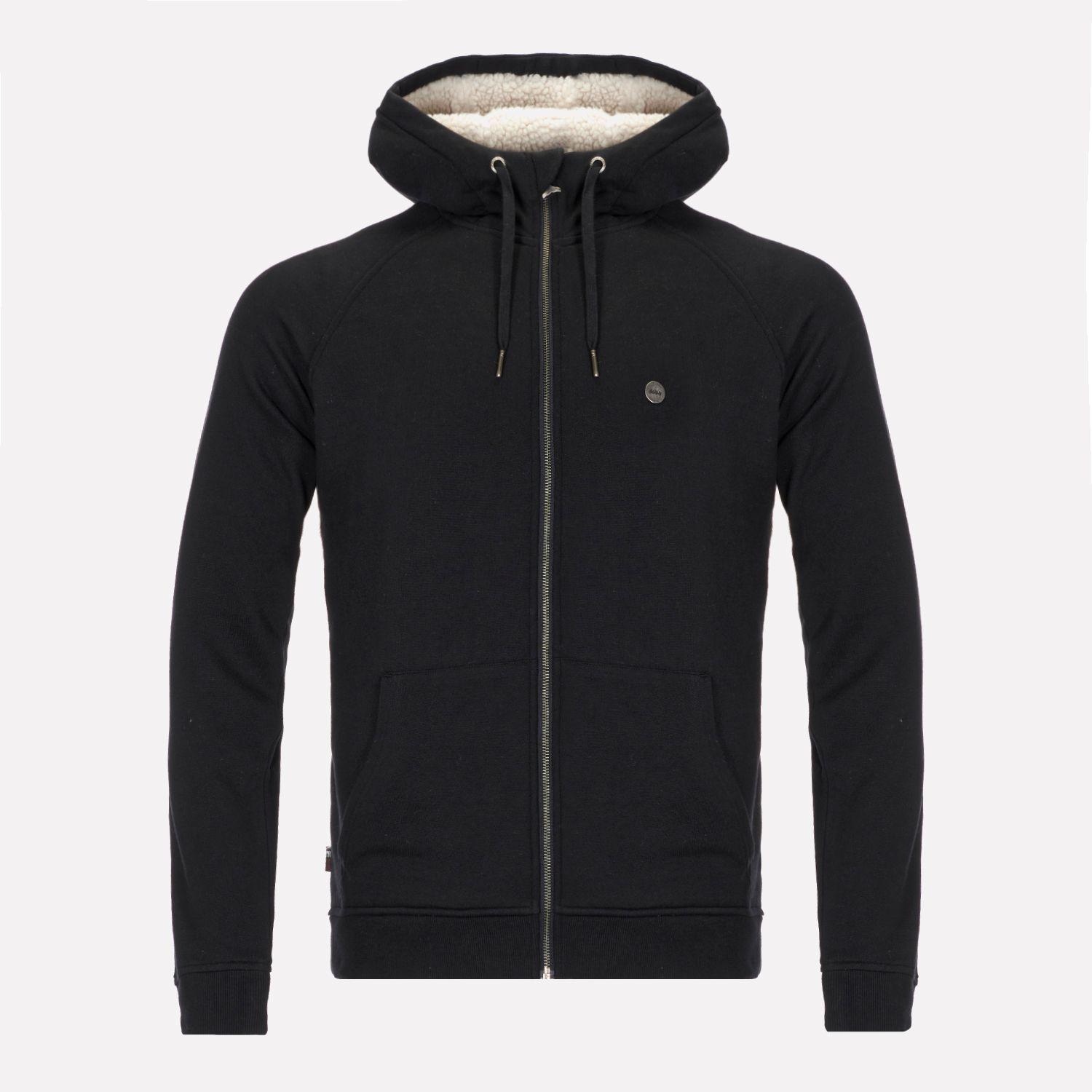 Poleron Hombre Refugia-T Negro Haka Honu I22-0