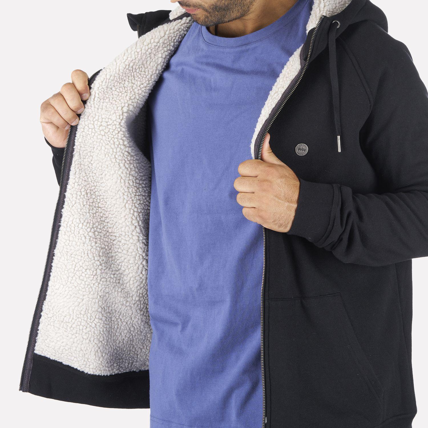 Poleron Hombre Refugia-T Negro Haka Honu I22-1