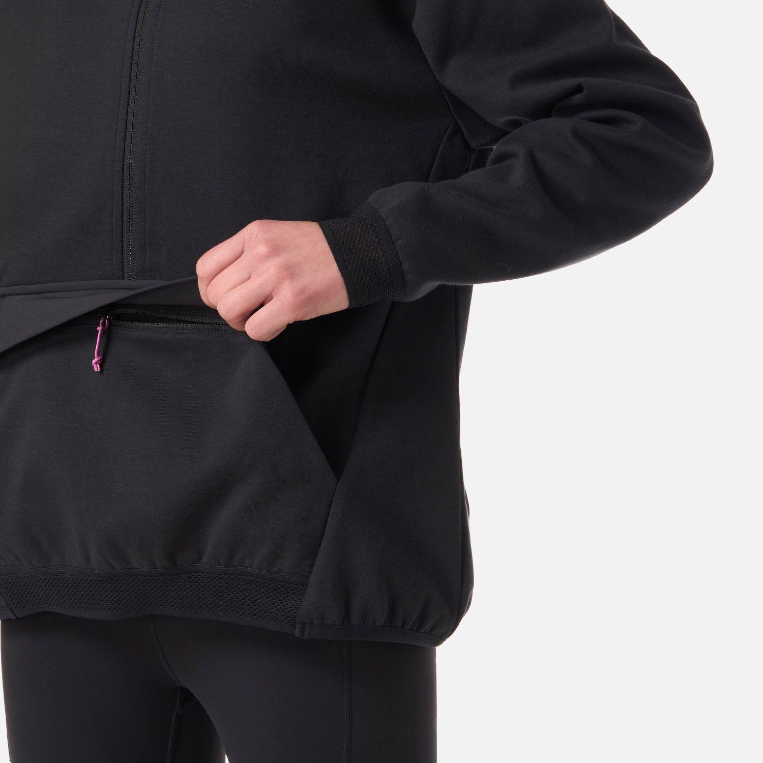 Polerón Mujer DownStreet 1/4 Zip Sweatshirt Negro Lippi V26-4