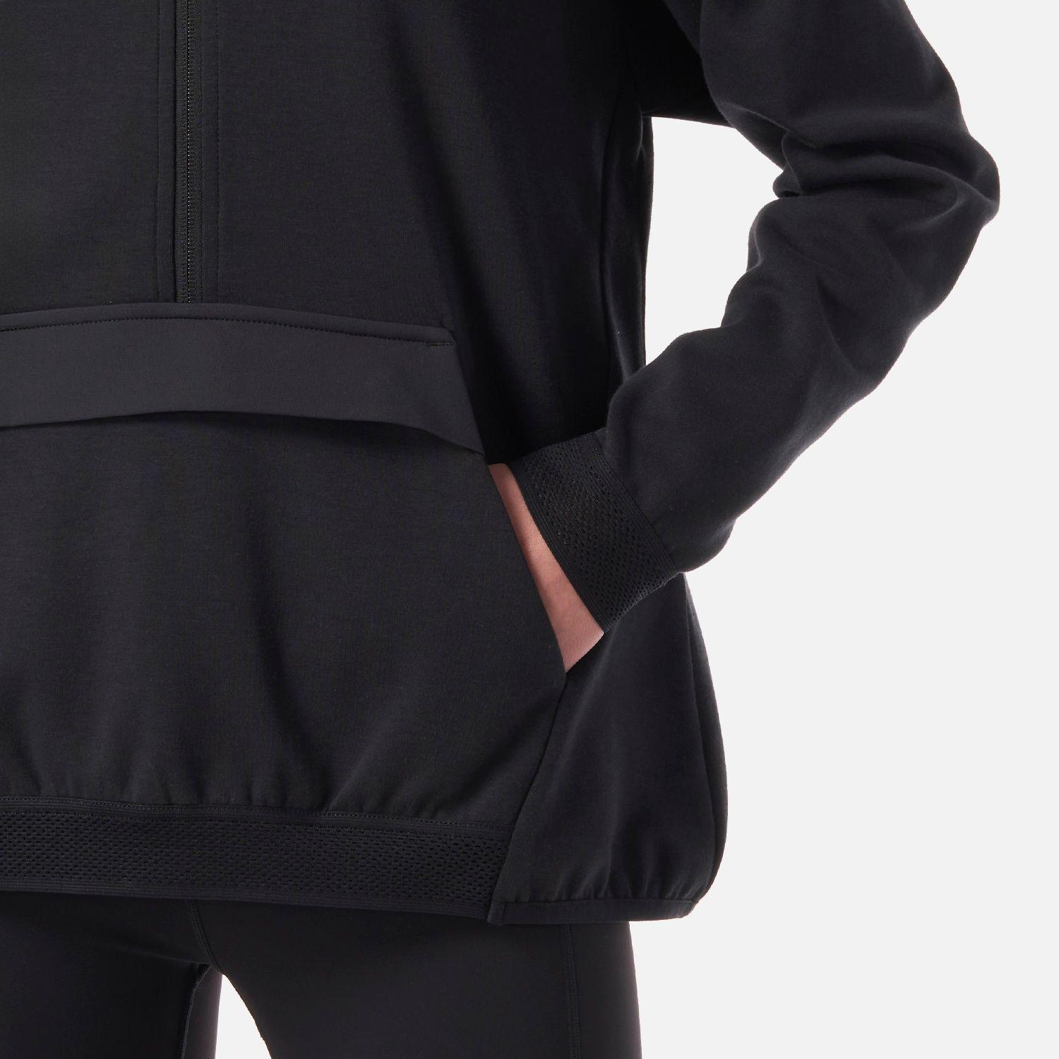 Polerón Mujer DownStreet 1/4 Zip Sweatshirt Negro Lippi V26-5