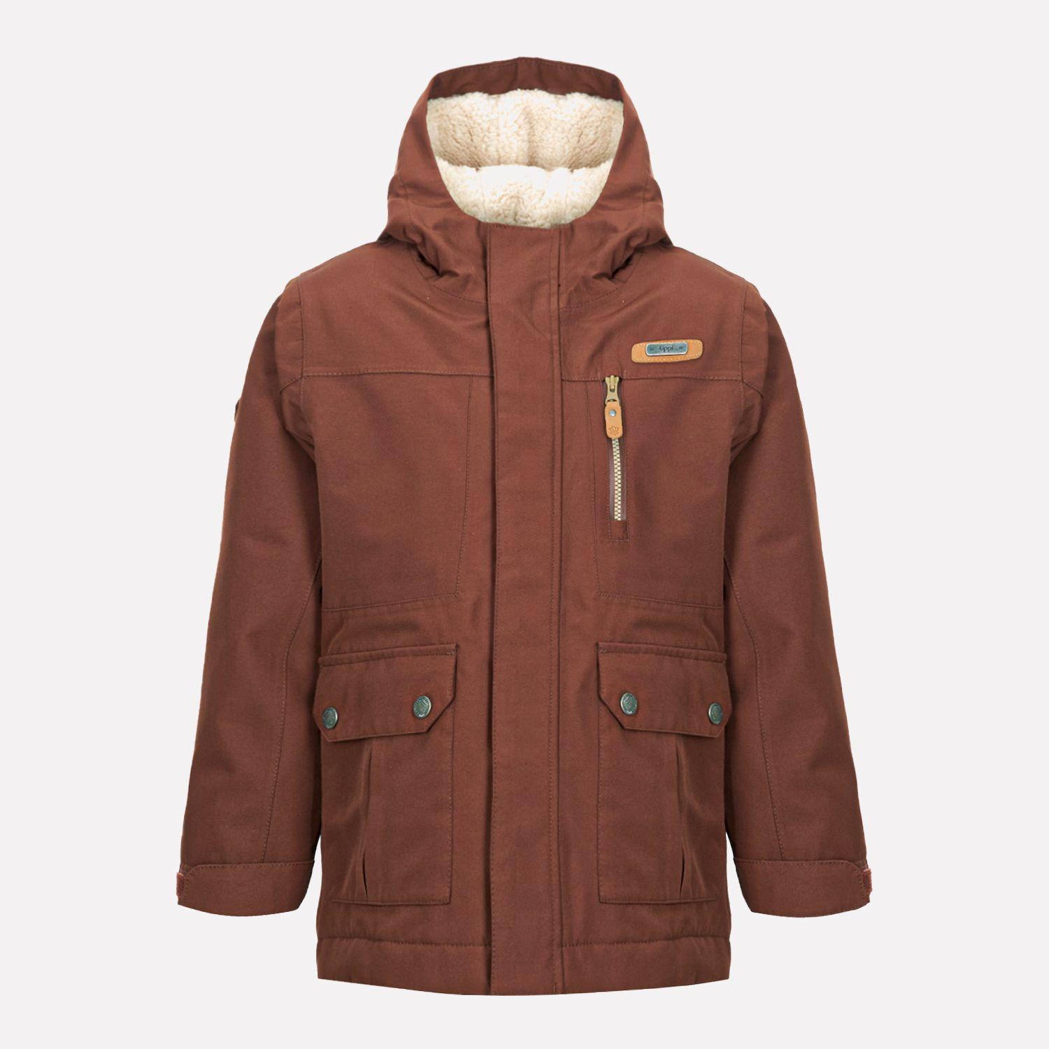 Chaqueta Niño Roble B-Dry Hoody Jacket Terracota Lippi I22-0