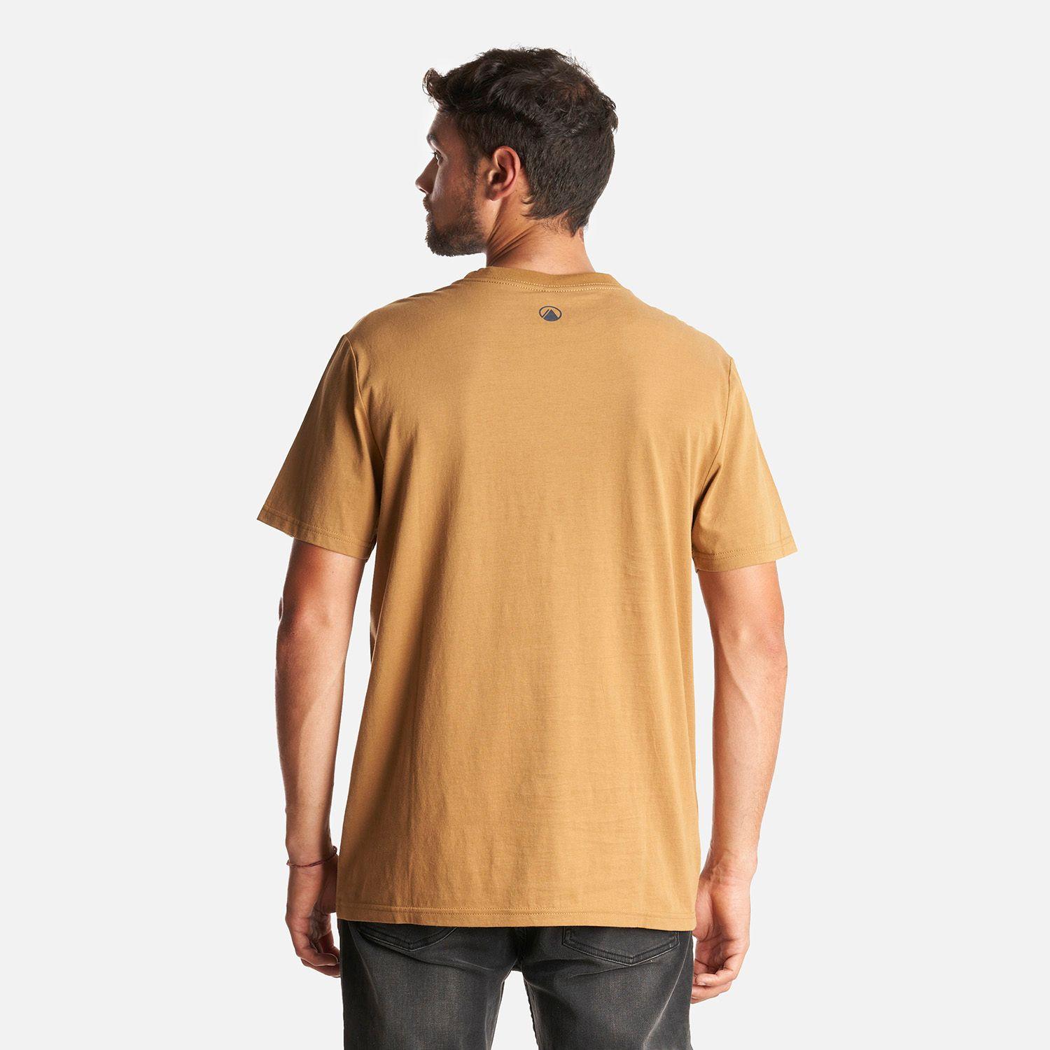 Polera Hombre Logo Lippi T-shirt Mostaza Oscuro Lippi-3