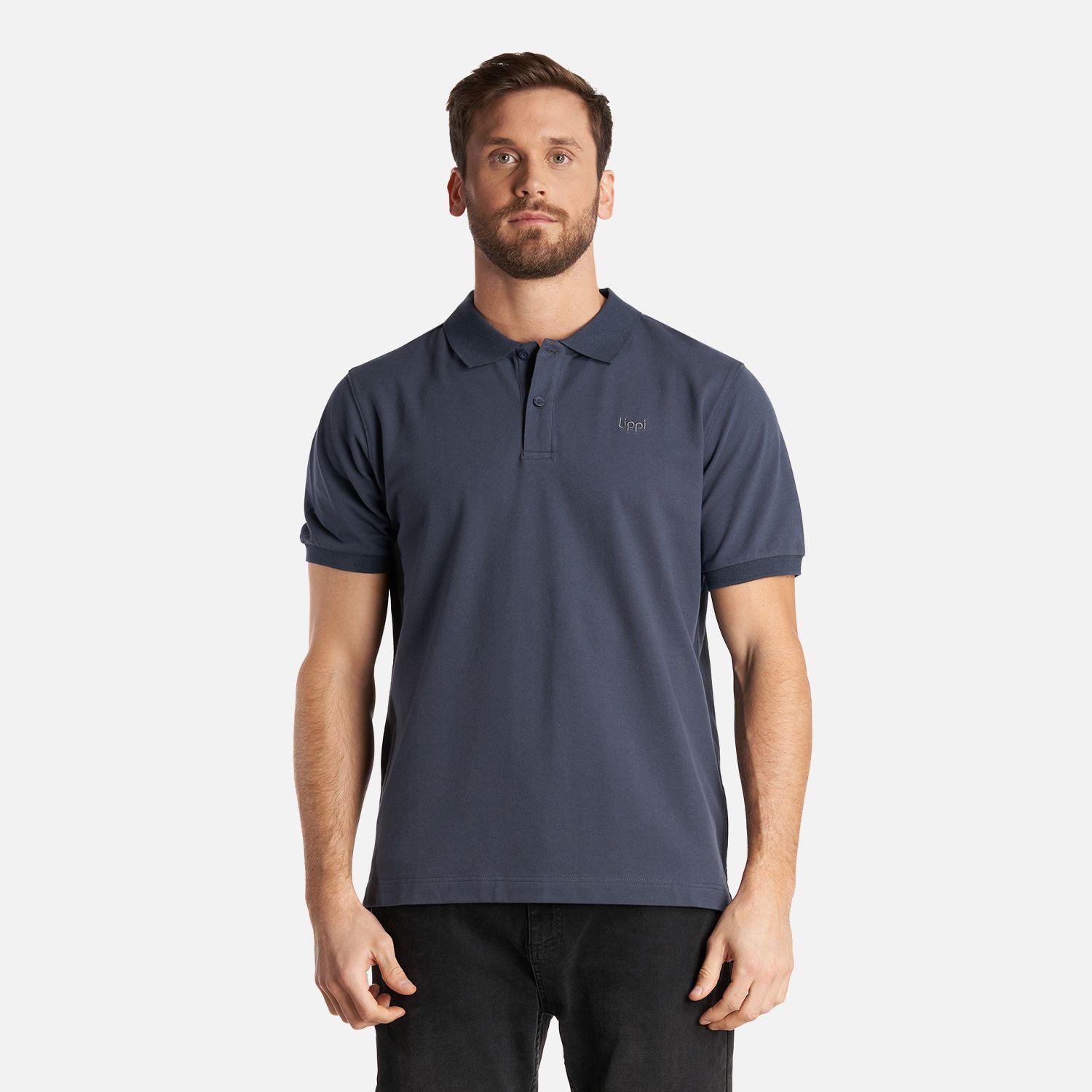 Polera Hombre First Class Elastic Polo Azul Noche Lippi V24-1