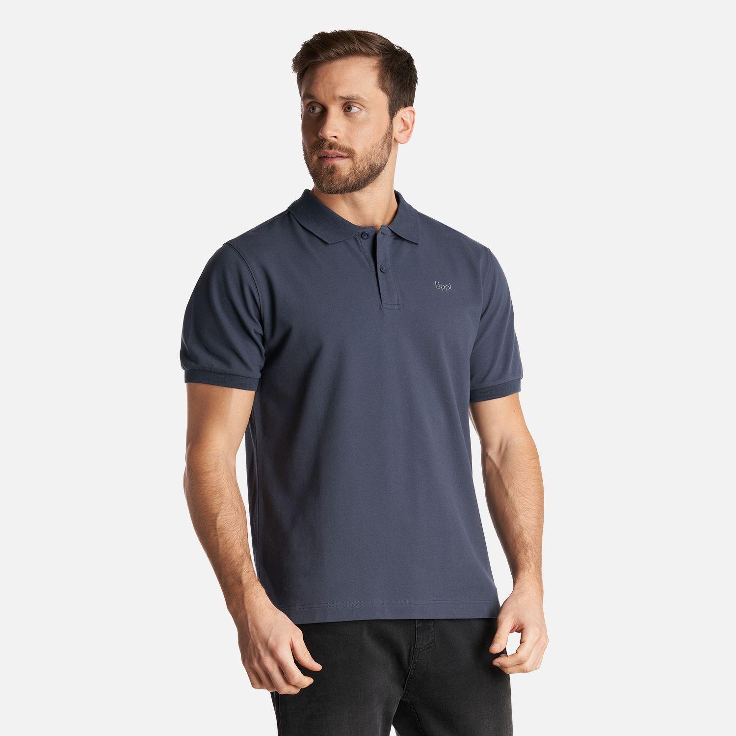 Polera Hombre First Class Elastic Polo Azul Noche Lippi V24-2