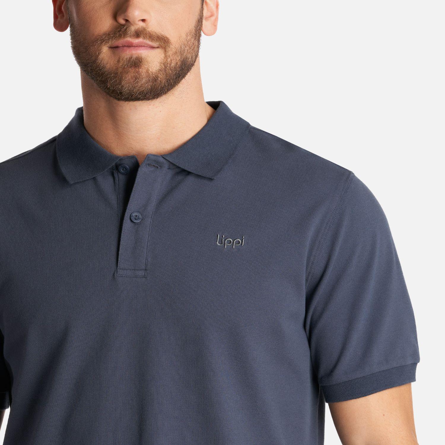 Polera Hombre First Class Elastic Polo Azul Noche Lippi V24-4