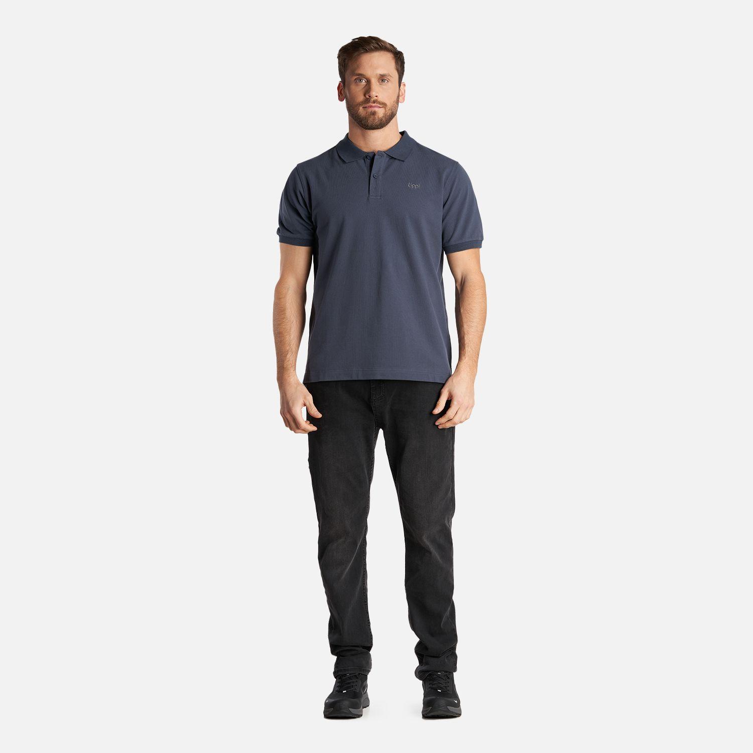 Polera Hombre First Class Elastic Polo Azul Noche Lippi V24-5