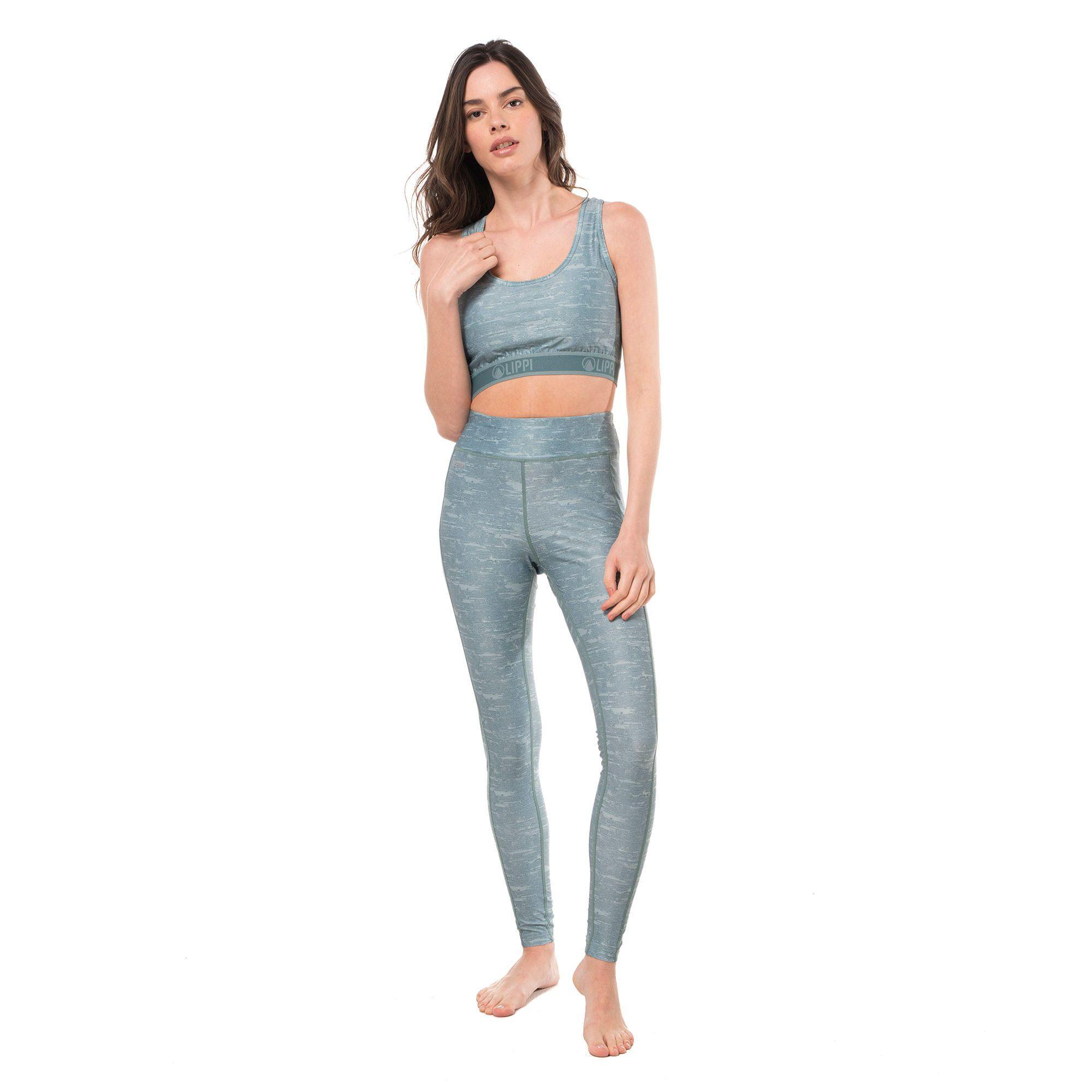 Calza Mujer Active Leggins Melange Grafito Lippi-1