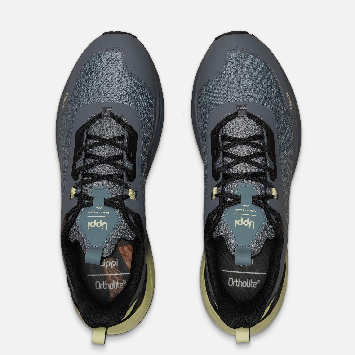 Zapatilla Hombre Kronos Acero / Amarillo Lippi V26-5