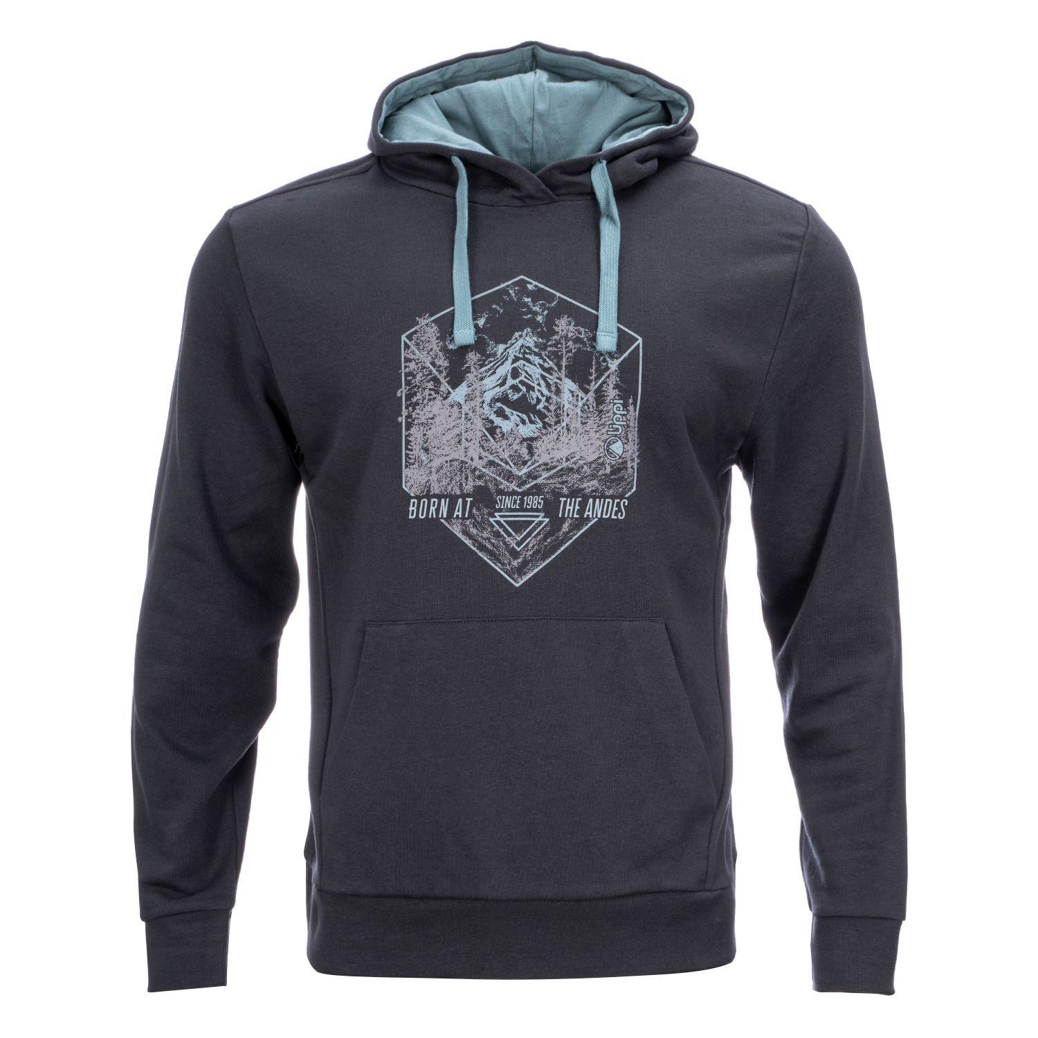 Poleron Hombre Insigne Hoody Sweatshirt Grafito Lippi I20-0