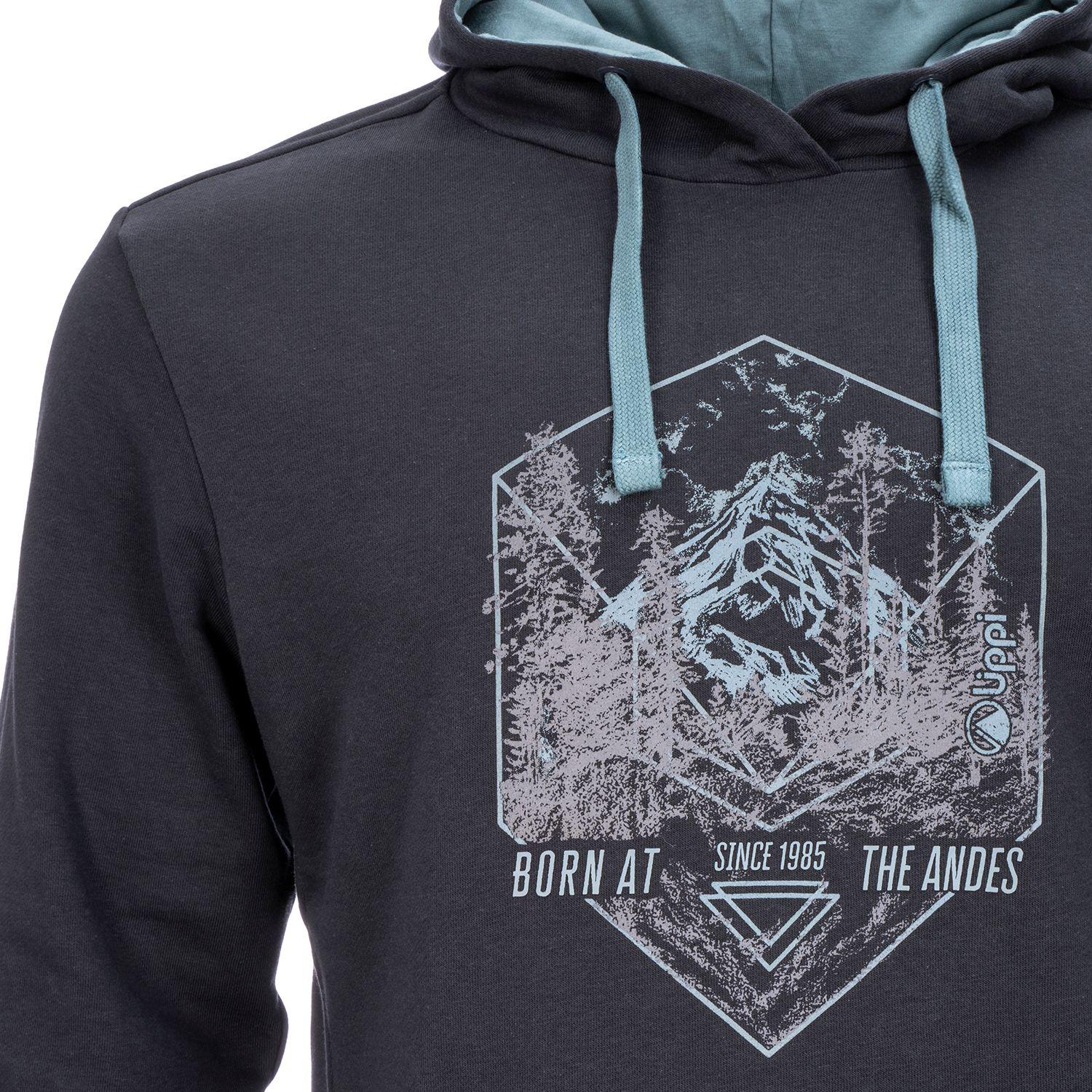 Poleron Hombre Insigne Hoody Sweatshirt Grafito Lippi I20-2