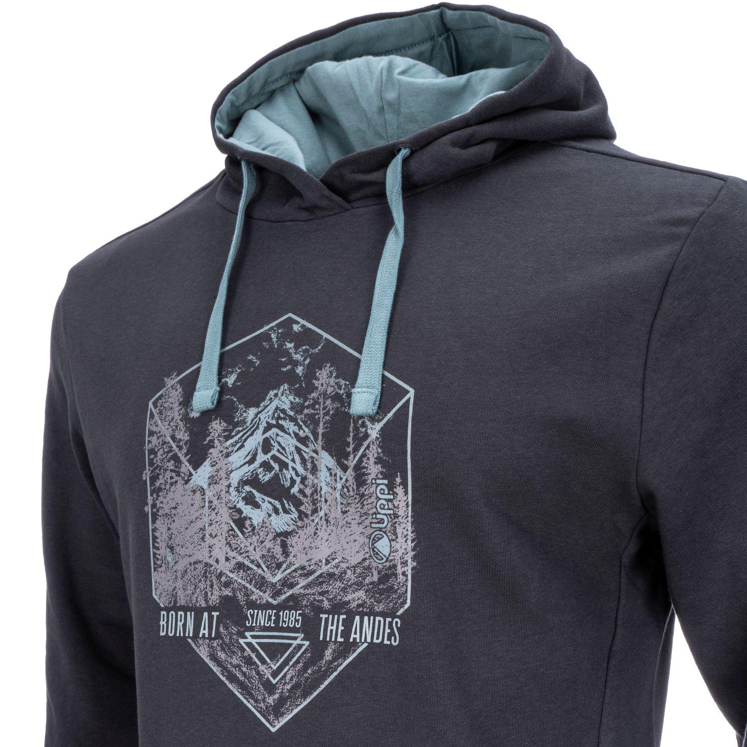 Poleron Hombre Insigne Hoody Sweatshirt Grafito Lippi I20-3